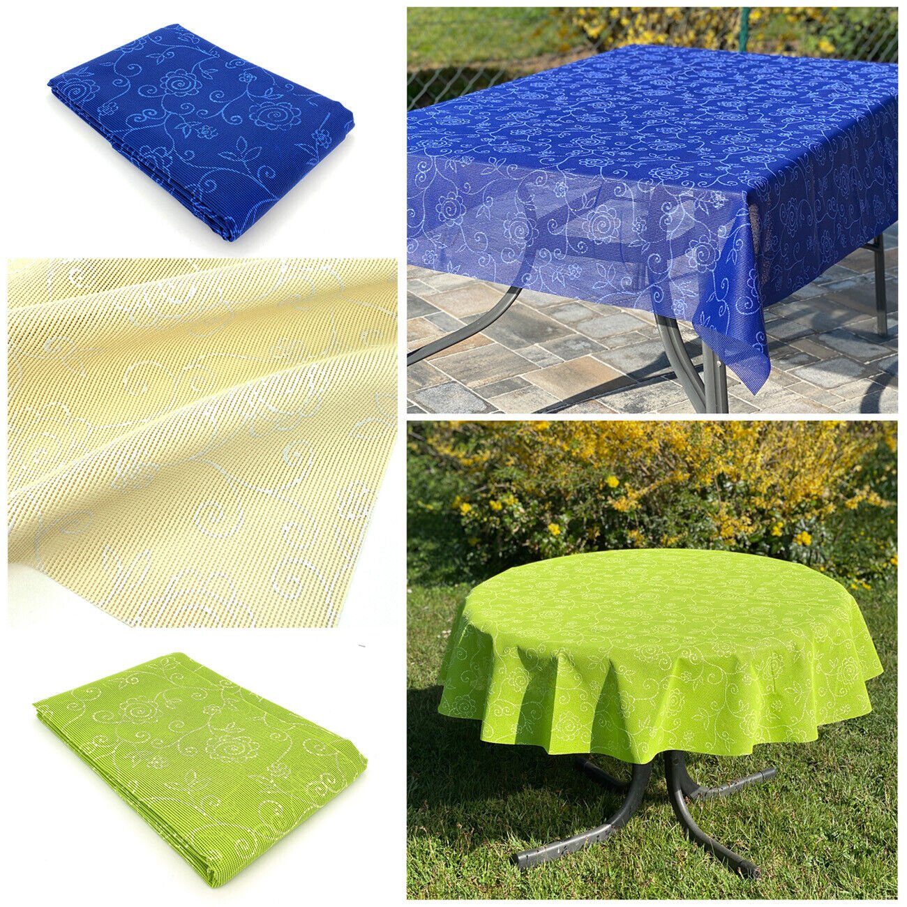 heimtexland Gartentischdecke Outdoor Garten Tischdecke Blumen günstig online kaufen