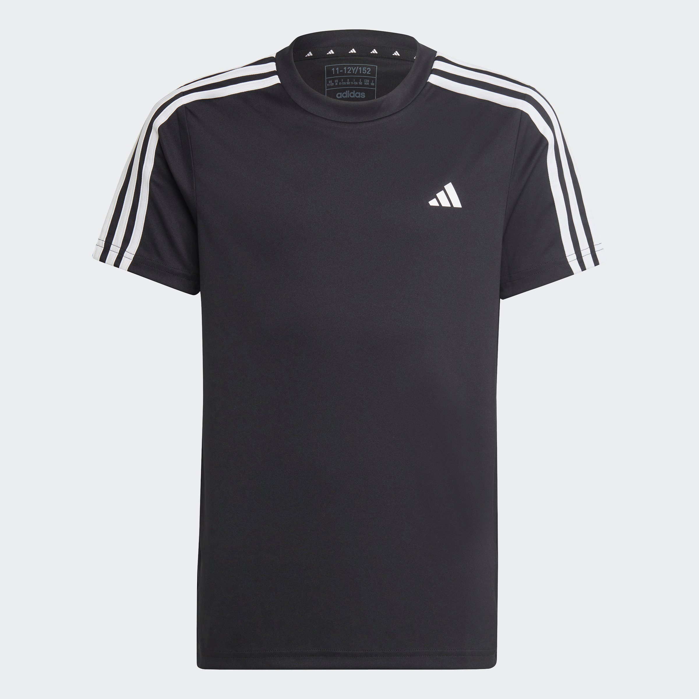 adidas Sportswear Trainingsanzug TRAIN ESSENTIALS SET (Set, 3STREIFEN REGULARFIT Black 2-tlg) TRAINING / AEROREADY White