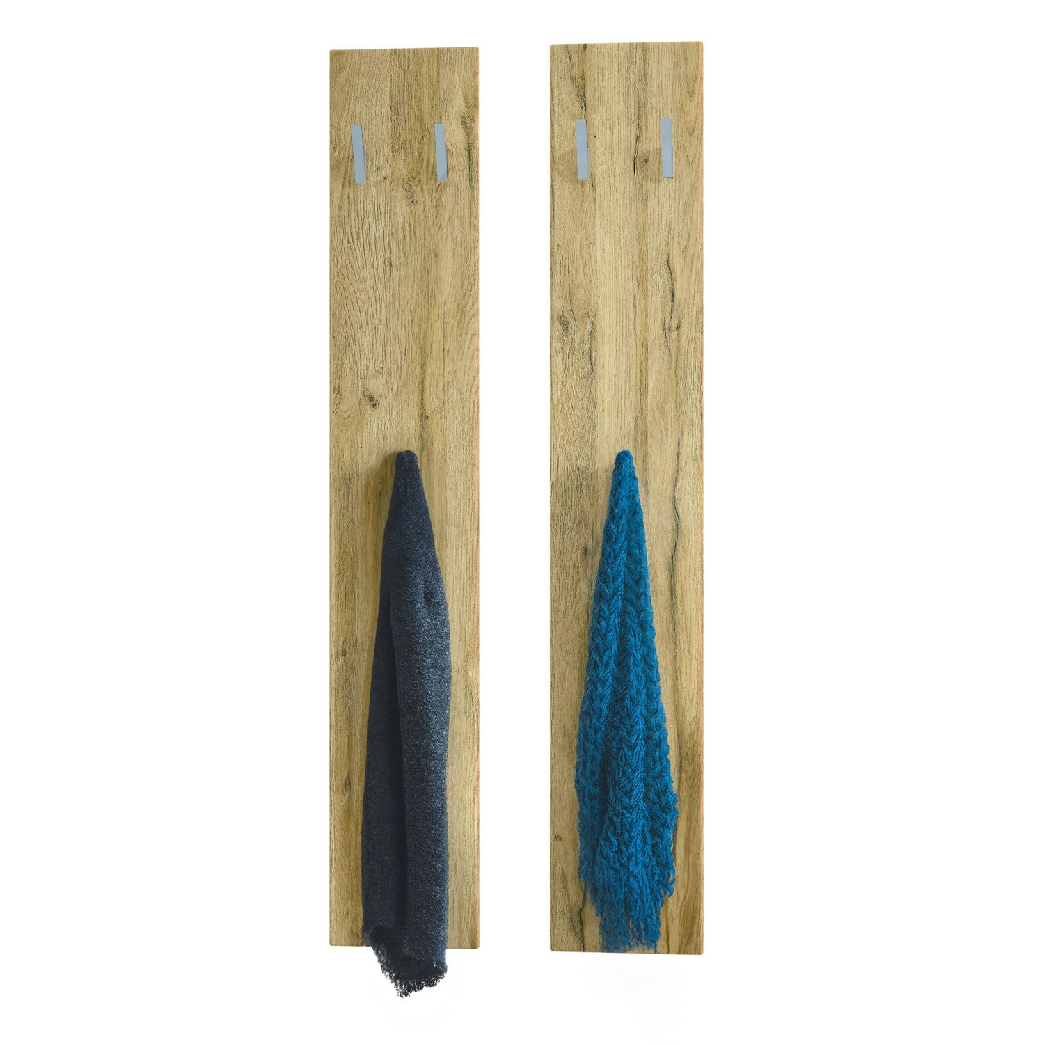 Vladon Garderobenpaneel Wandpaneel 140 (Garderobenpaneel, bestehend aus 2 P günstig online kaufen