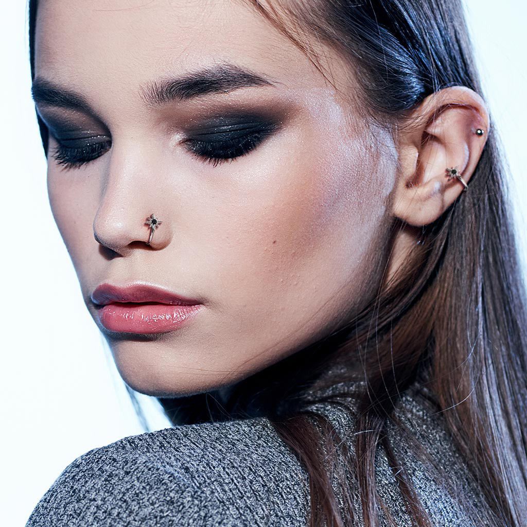 Order & Smile Schmuck Nasenpiercing Nasenring Stern Piercing günstig online kaufen