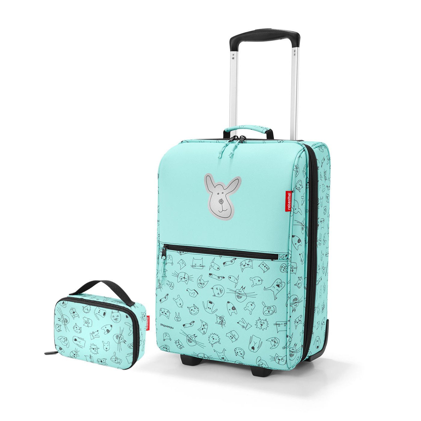 REISENTHEL® Kinderkoffer reisenthel Reiseset Kinder: Trolley XS & Thermocase, trolley XS + thermocase cats and dogs mint