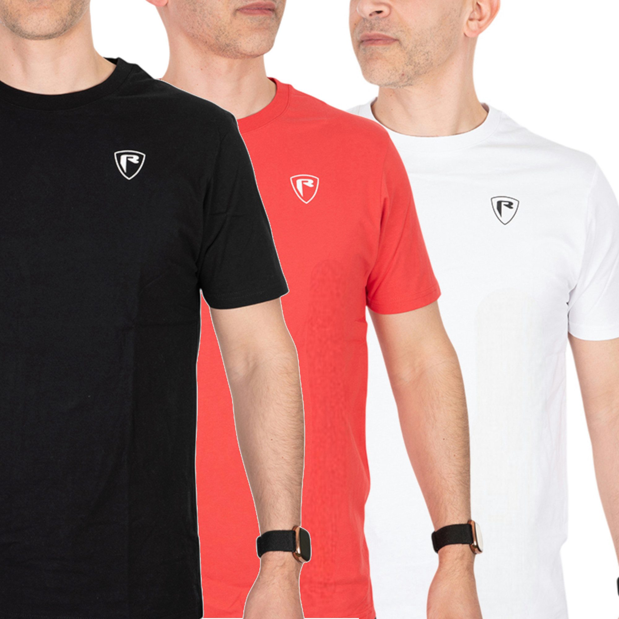 Fox Rage Longsleeve T-Shirt 3 Pack Black, Red and White