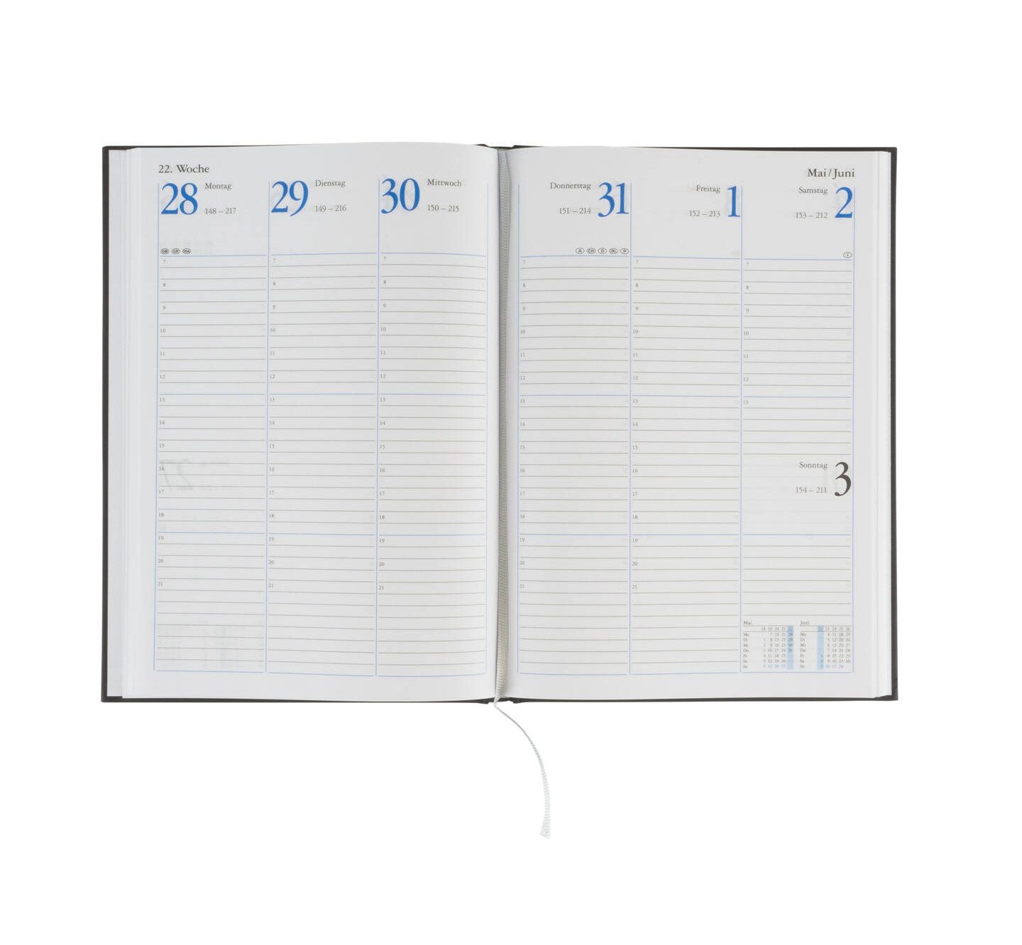 Stylex Schreibwaren Buchkalender Wochenplaner 2025 / Buchkalender / Größe: 17,2x24cm / Farbe: schwarz