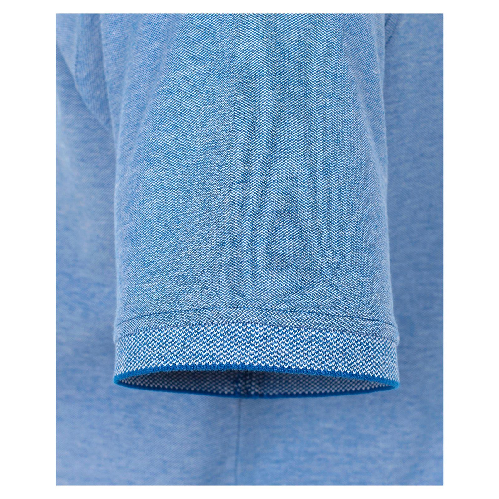 CASAMODA Poloshirt CasaModa Stretch-Poloshirt XXL hellblau melange