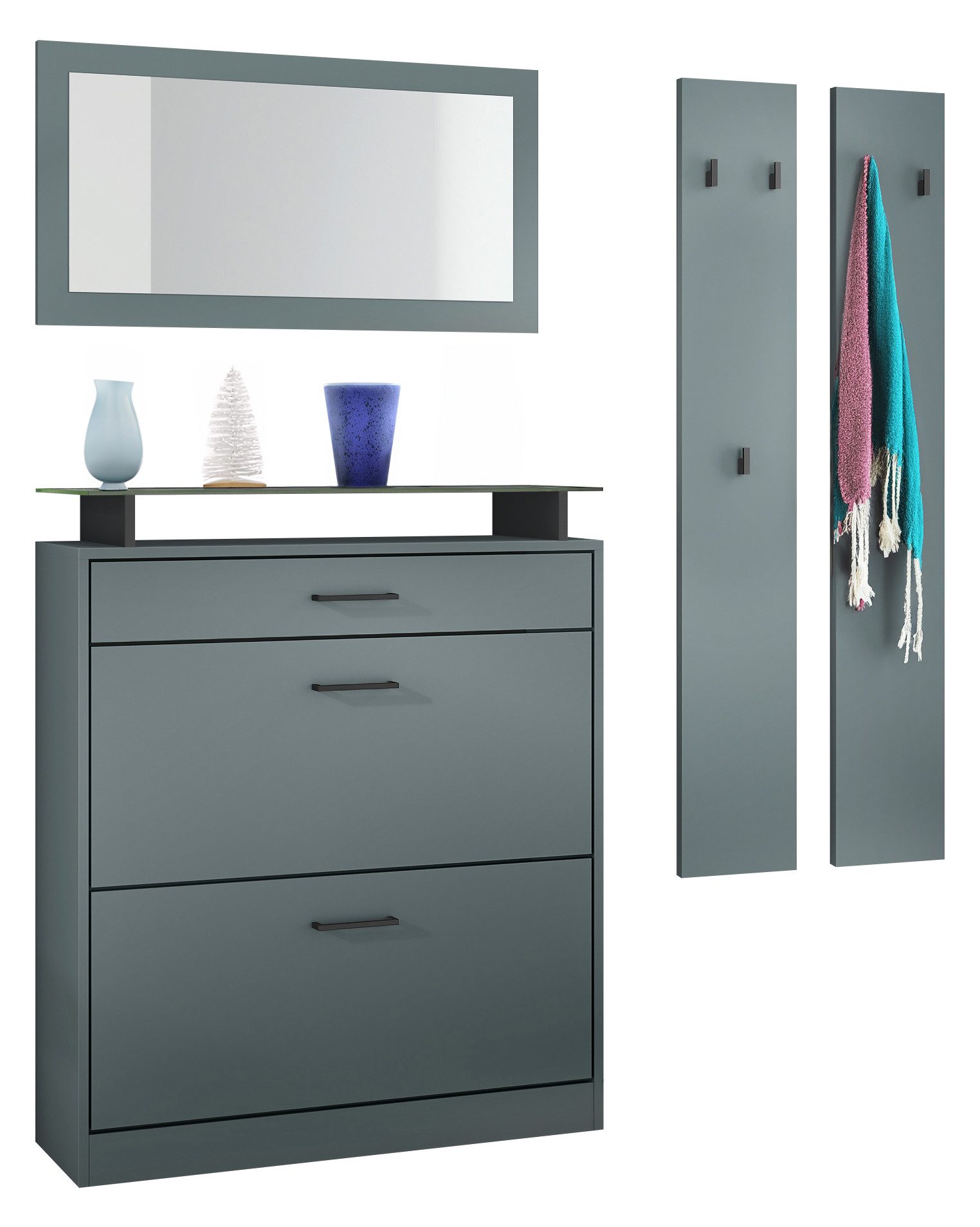 Vladon Garderoben-Set Enigma, (Flurgarderobe, bestehend aus 1 Schuhschrank, günstig online kaufen