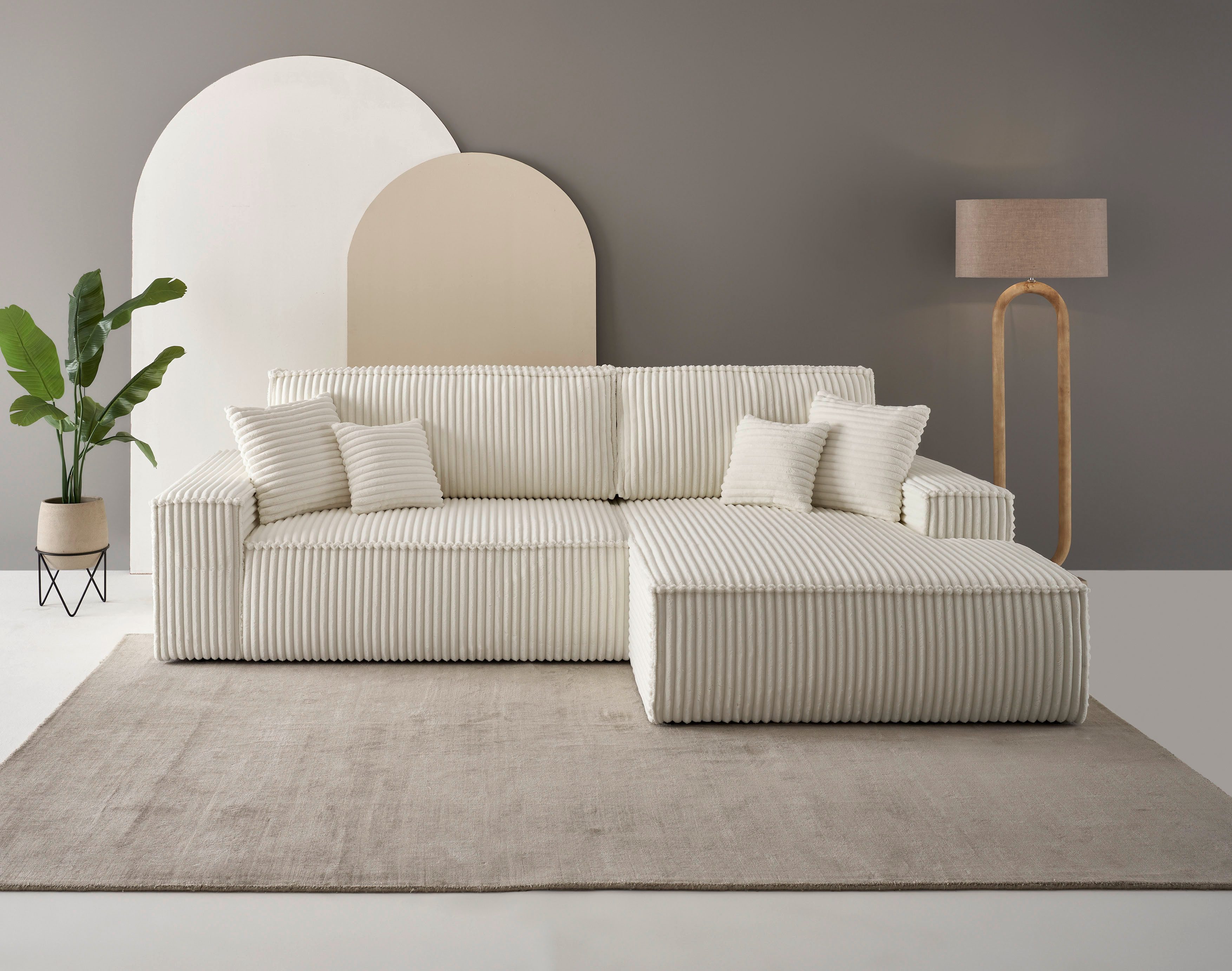 andas Ecksofa Finnley Schlafsofa 267 cm günstig online kaufen