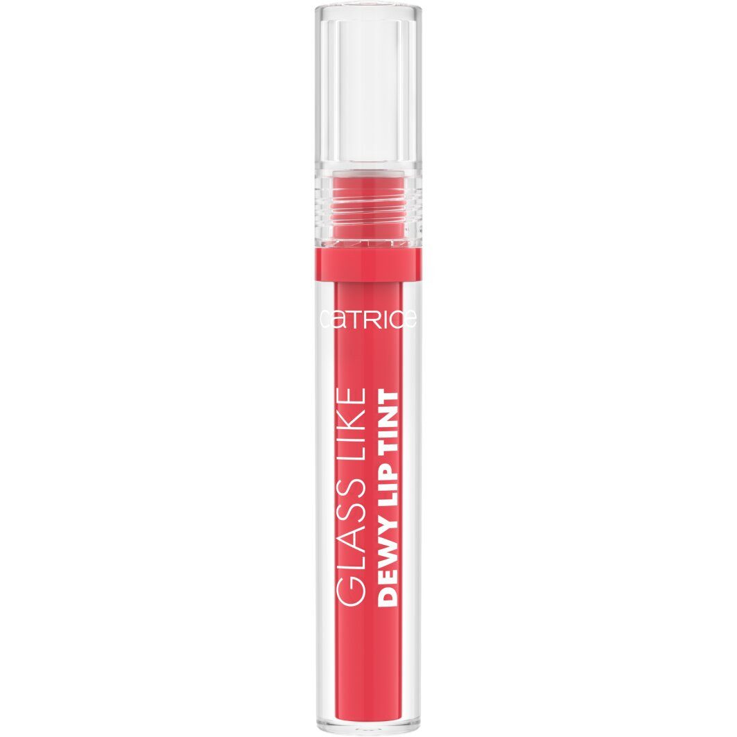 Catrice Lipgloss Glass Like Dewy Lip Tint, 3-tlg., Intensive Pflege, hochglänzendes, leuchtendes Finish, wässrige Textur.