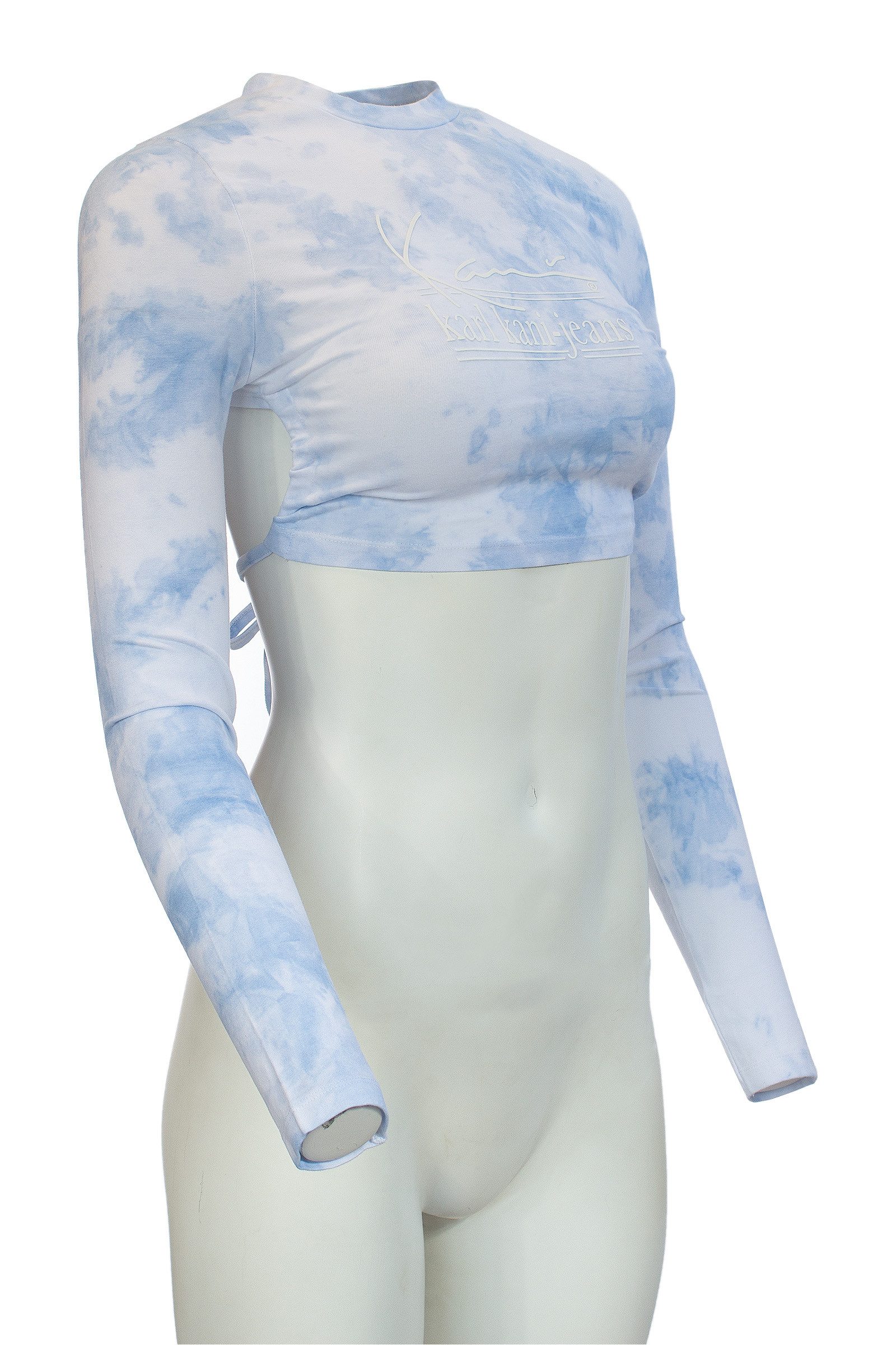 Karl Kani Crop-Top Karl Kani Damen Signature Tie Dye Cropped