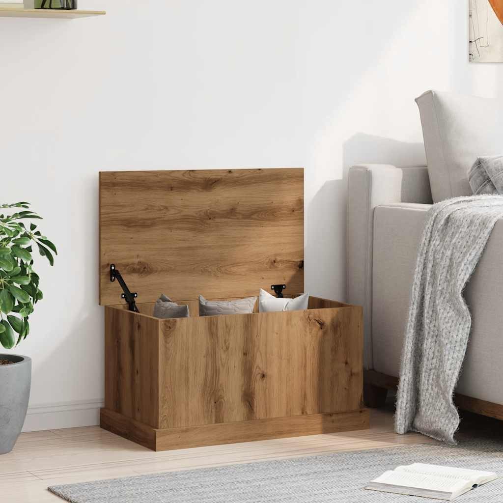 vidaXL Aufbewahrungsbox Aufbewahrungstruhe Artisan-Eiche 70x40x38 cm günstig online kaufen