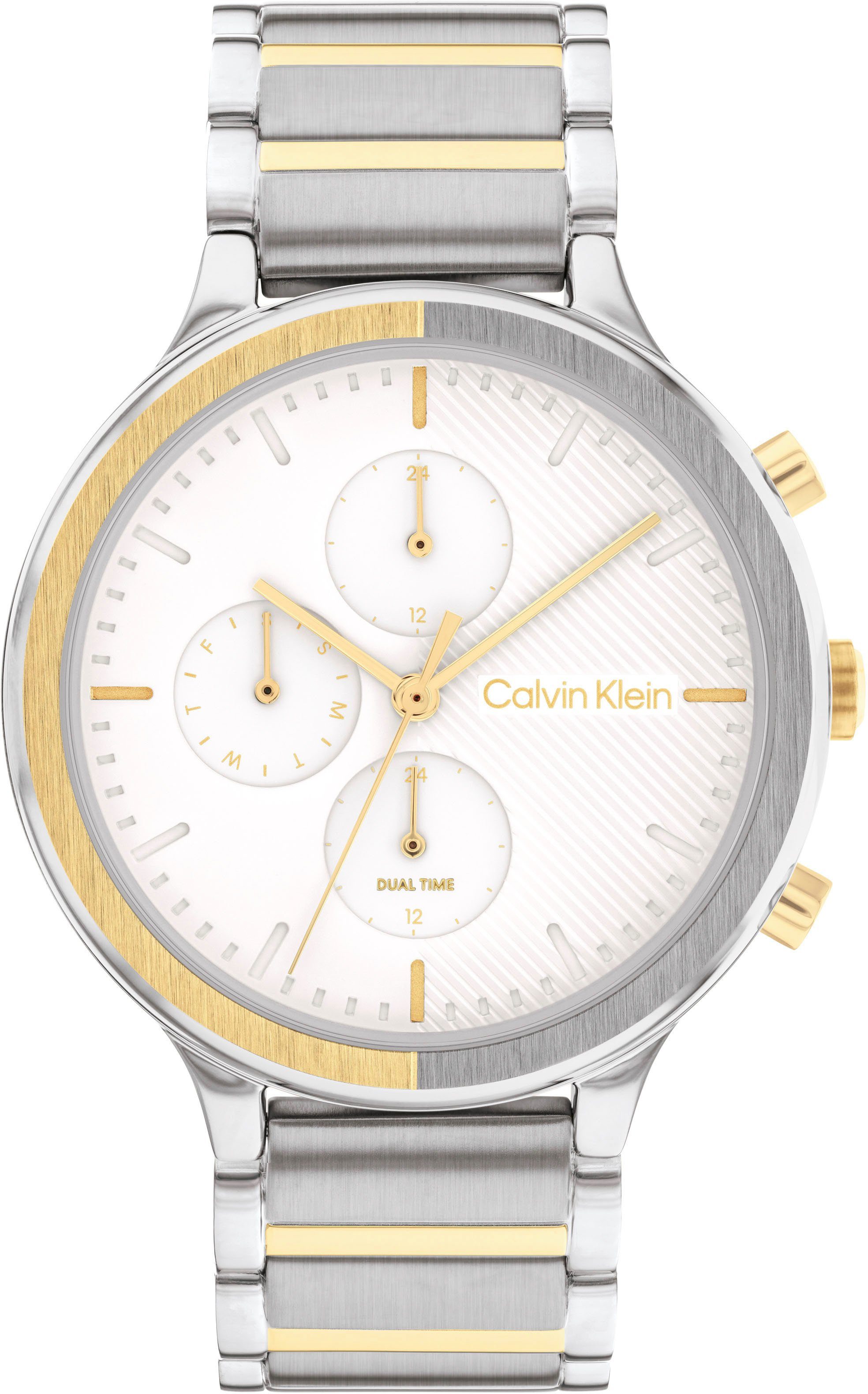 Calvin Klein Multifunktionsuhr SPORT, 25200239, Quarzuhr, Armbanduhr, Damenuhr, Datum, 12/24-Stunden-Anzeige
