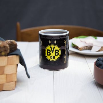 Borussia Dortmund Tasse BVB Tasse Erfolge, Keramik