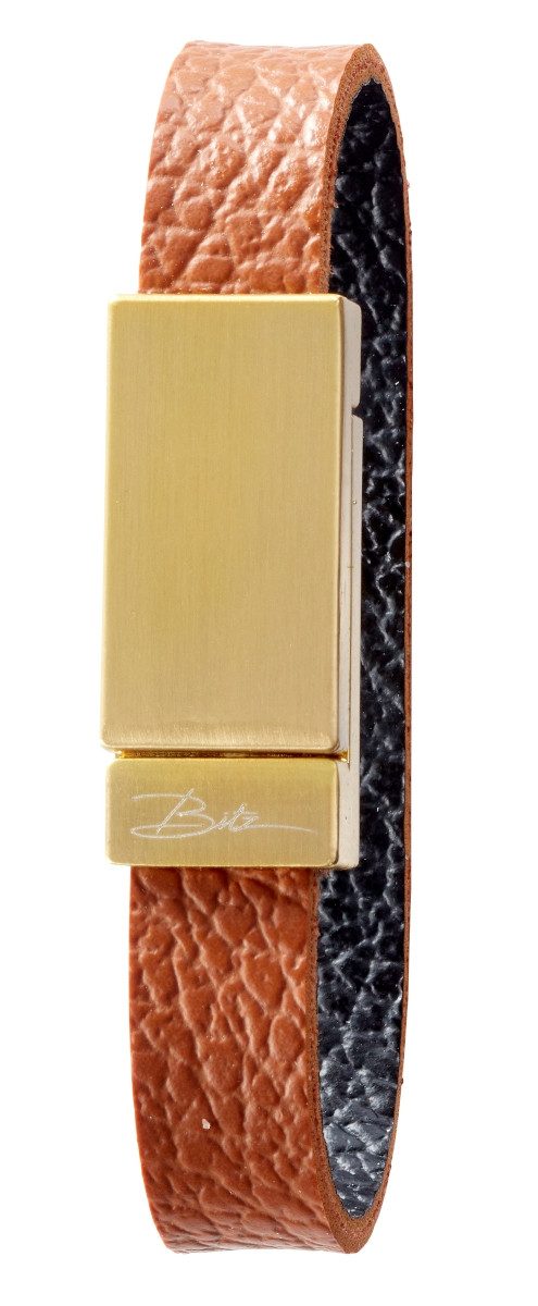 Bitz Serviettenring Serviettenringe black/brown Set4, Kunststoff