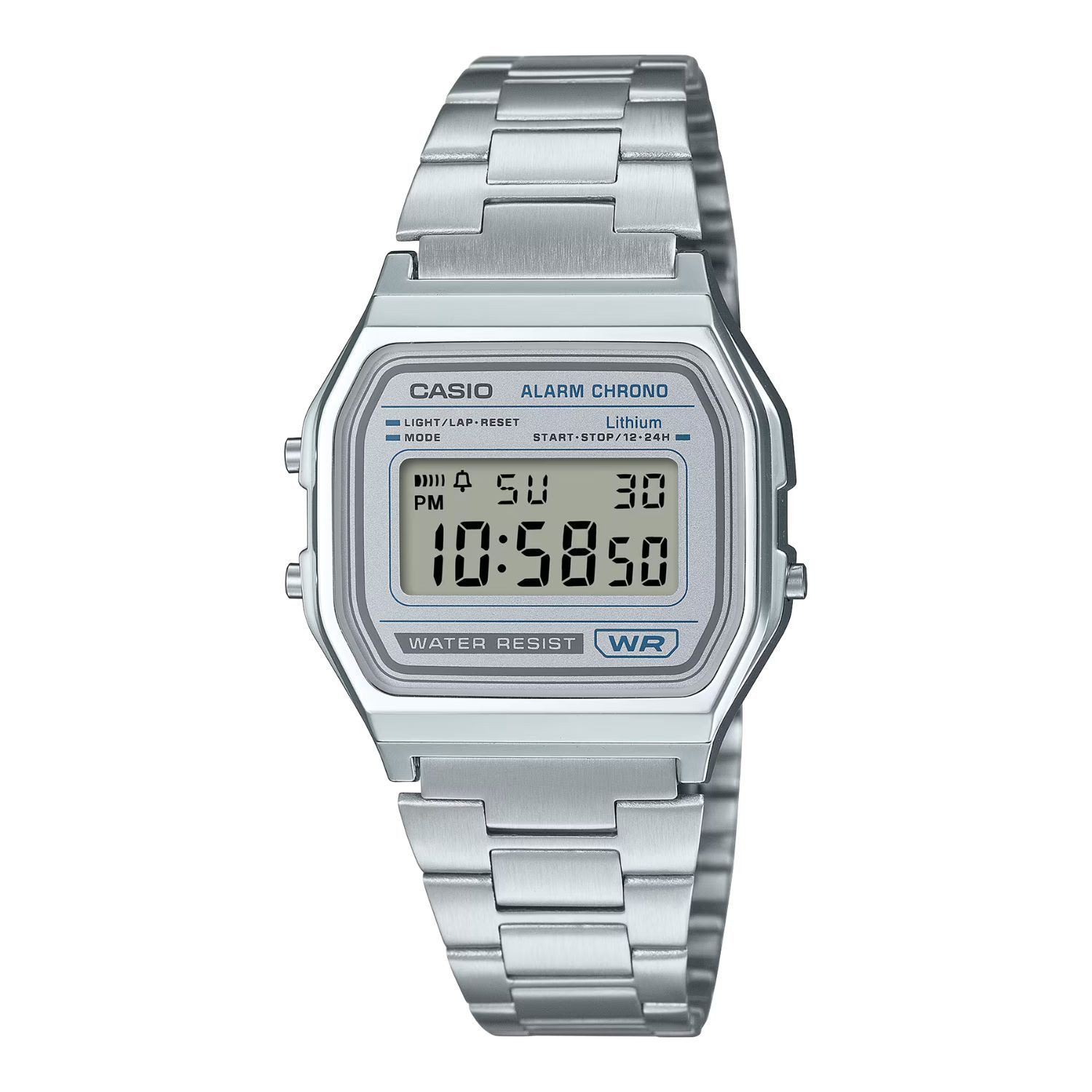 CASIO Quarzuhr Casio Armbanduhr A158WEA-7EF