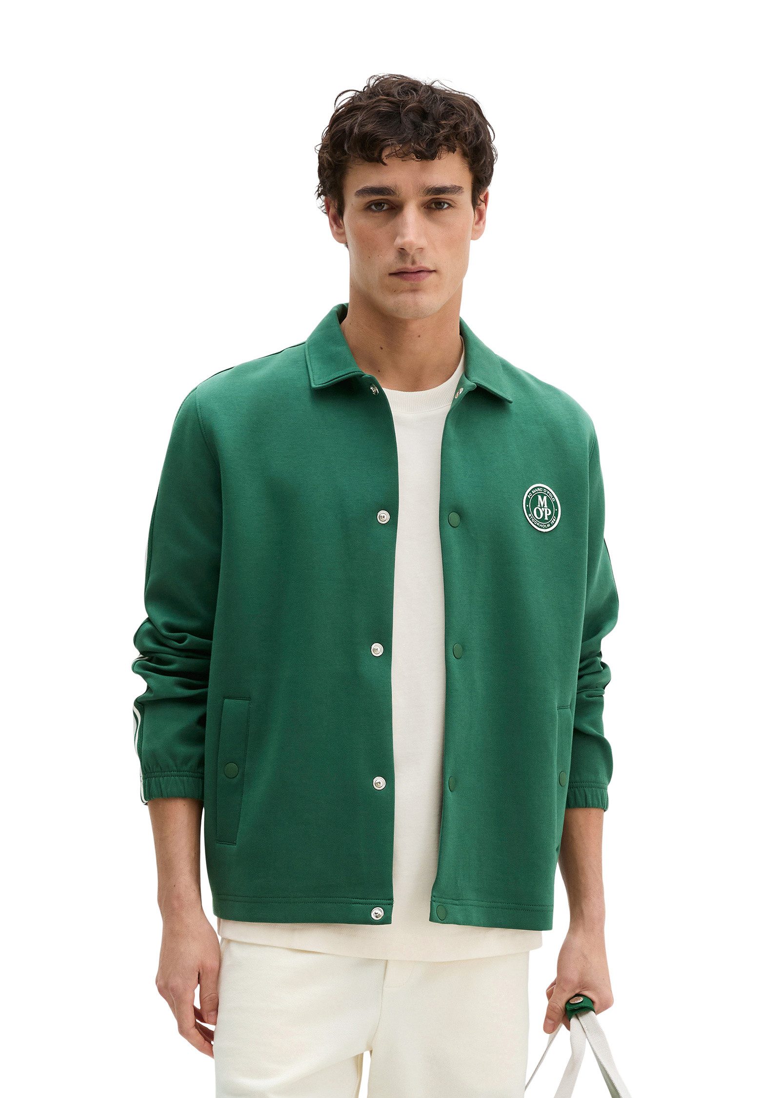 Marc O'Polo Sweatjacke in Interlock-Scuba-Qualität