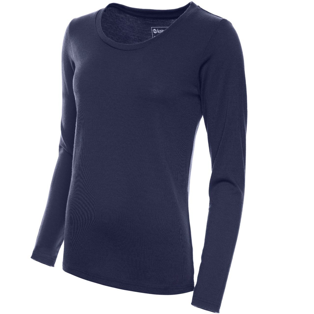 Kaipara - Merino Sportswear Longsleeve Merino Longsleeve Damen weiter Rundhals Regular 200 warm (1-tlg) aus reiner Merinowolle Made in Germany