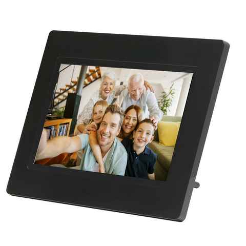 Denver PFF-710 Frameo 7 Zoll Schwarz WiFi microSD 8GB Flash EEK: B Digitaler Bilderrahmen (17,78 cm/7 ", Digitaler Bilderrahmen)