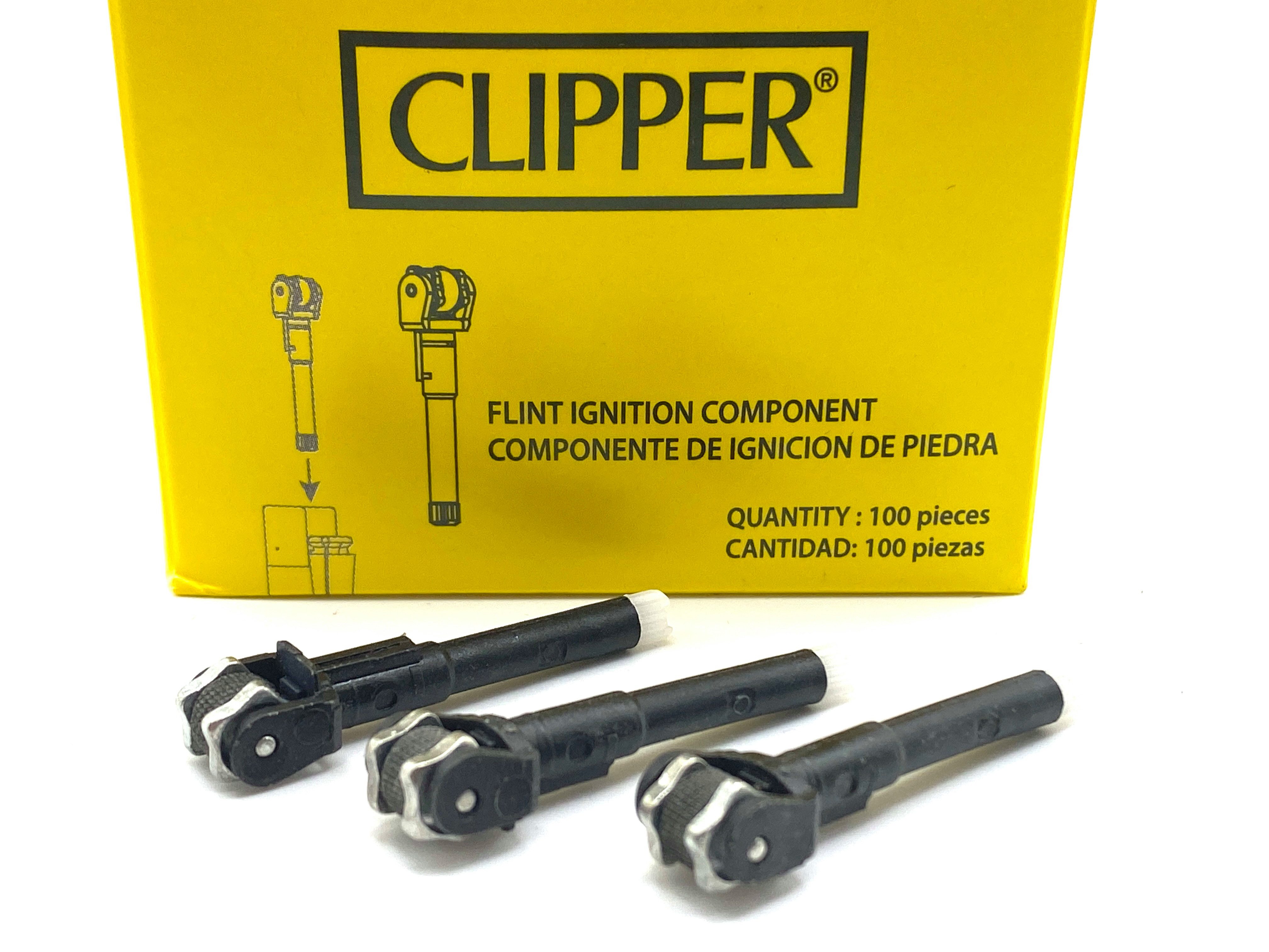 CLIPPER Feuerzeug 3x original Zündrad für Clipper Feuerzeug Ersatzrad (3-St., 3 Stück), original 3x Zündräder