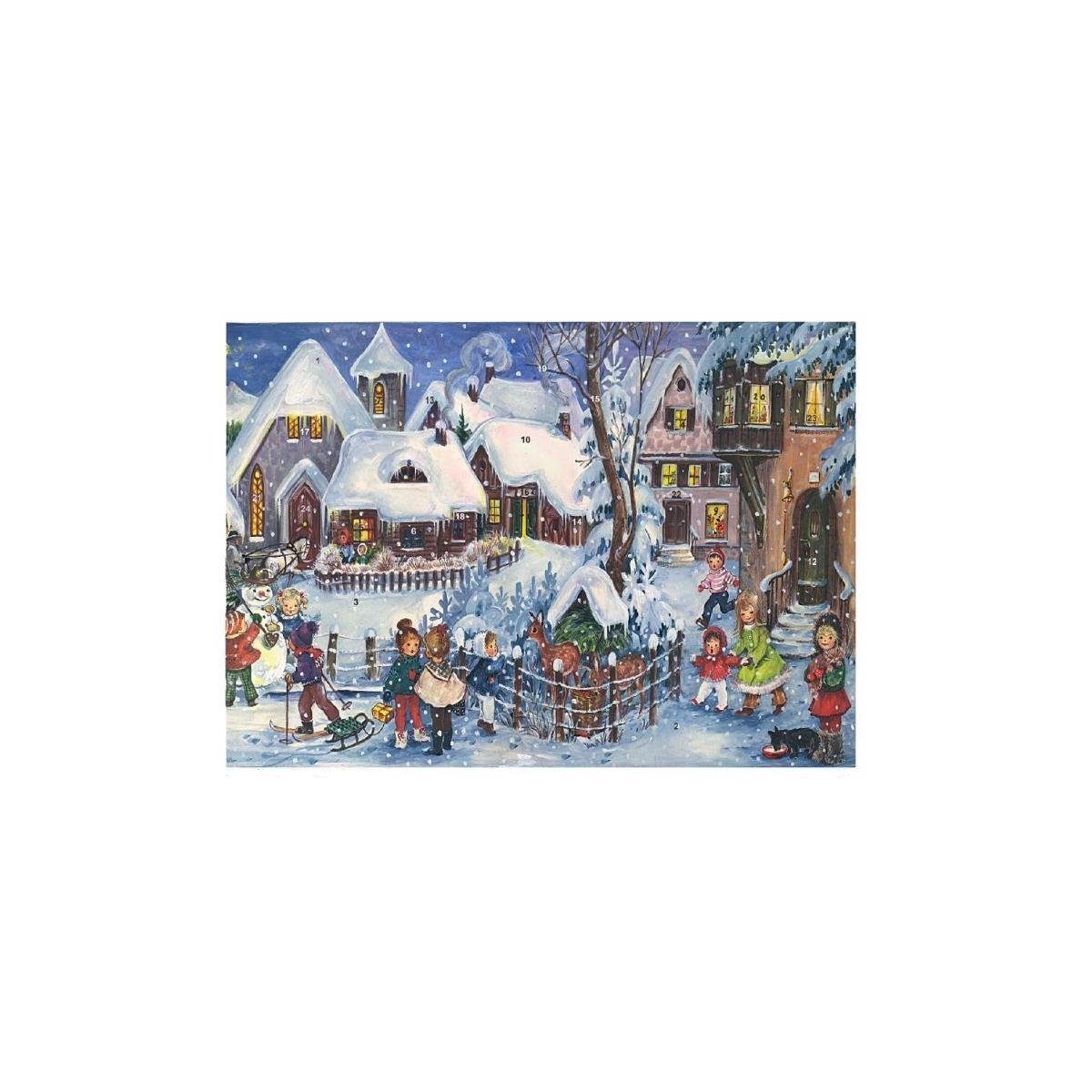 Richard Sellmer Verlag Adventskalender 814 - Adventskalender A4 – Es schneit!