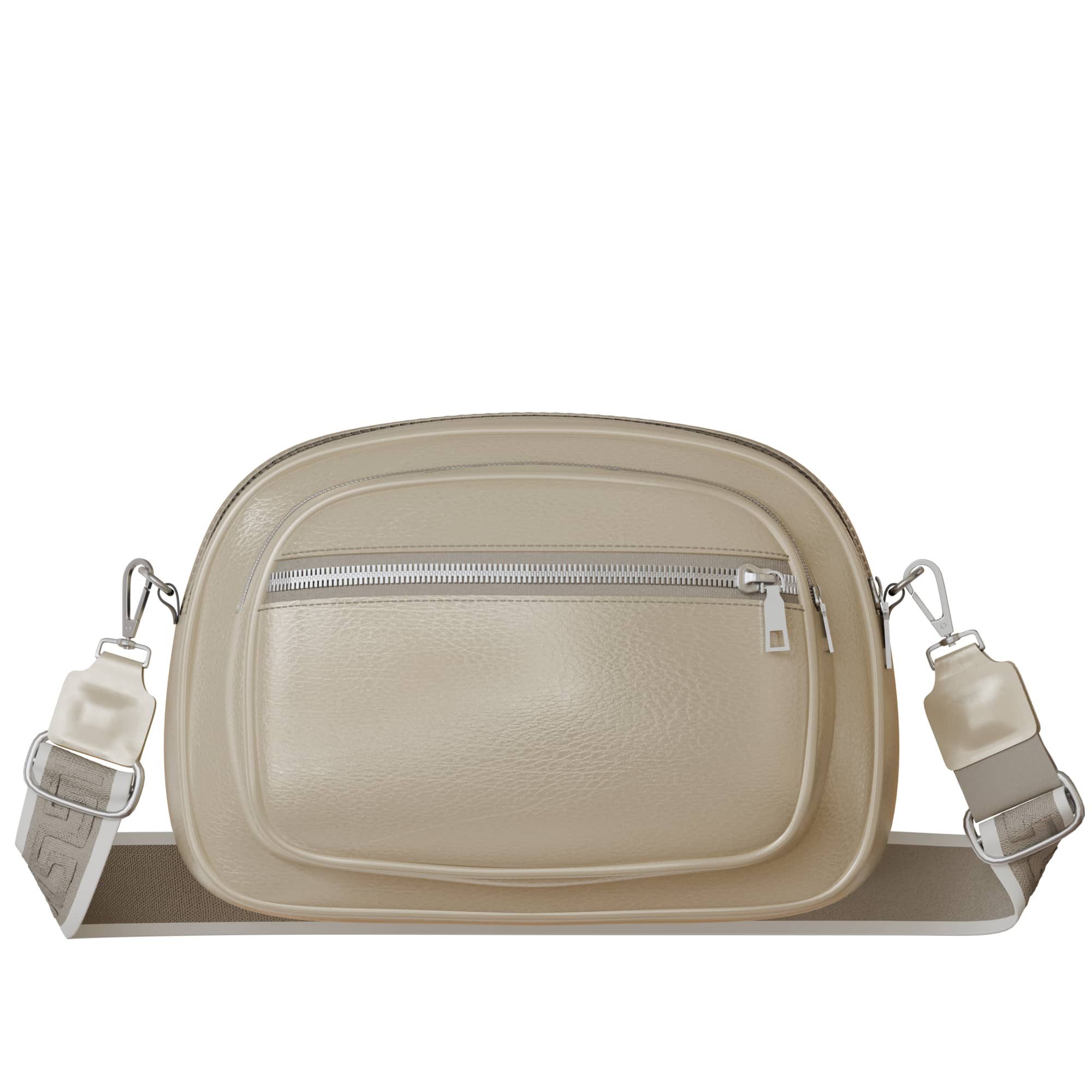 KMISSO Henkeltasche Damen Umhängetasche Vegan Kompakt Crossbody Praktisch 30631 (1-tlg), im eleganten Look