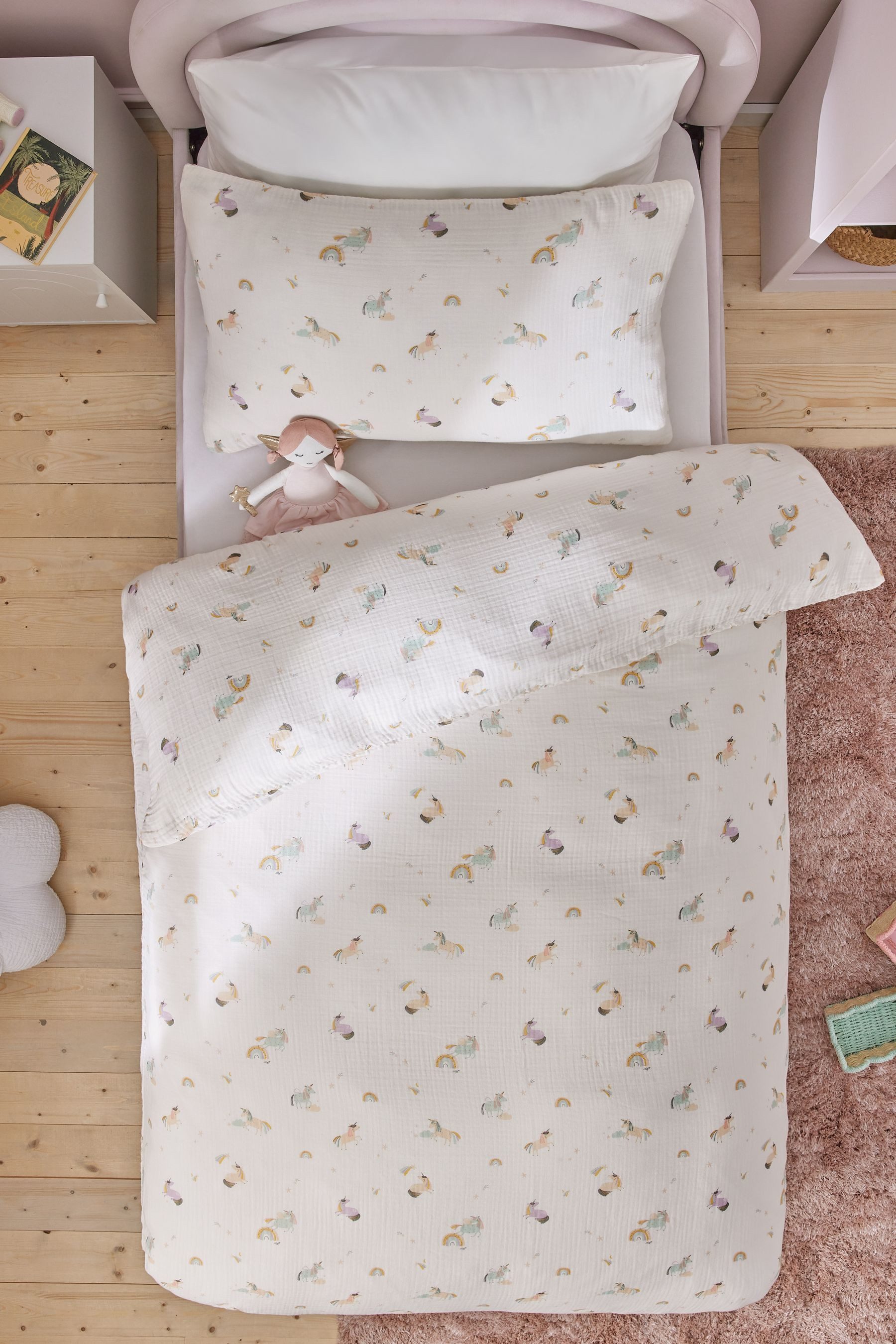 Next Bett-Set Bettgarnitur aus Baumwoll-Musseline, Knitteroptik, günstig online kaufen