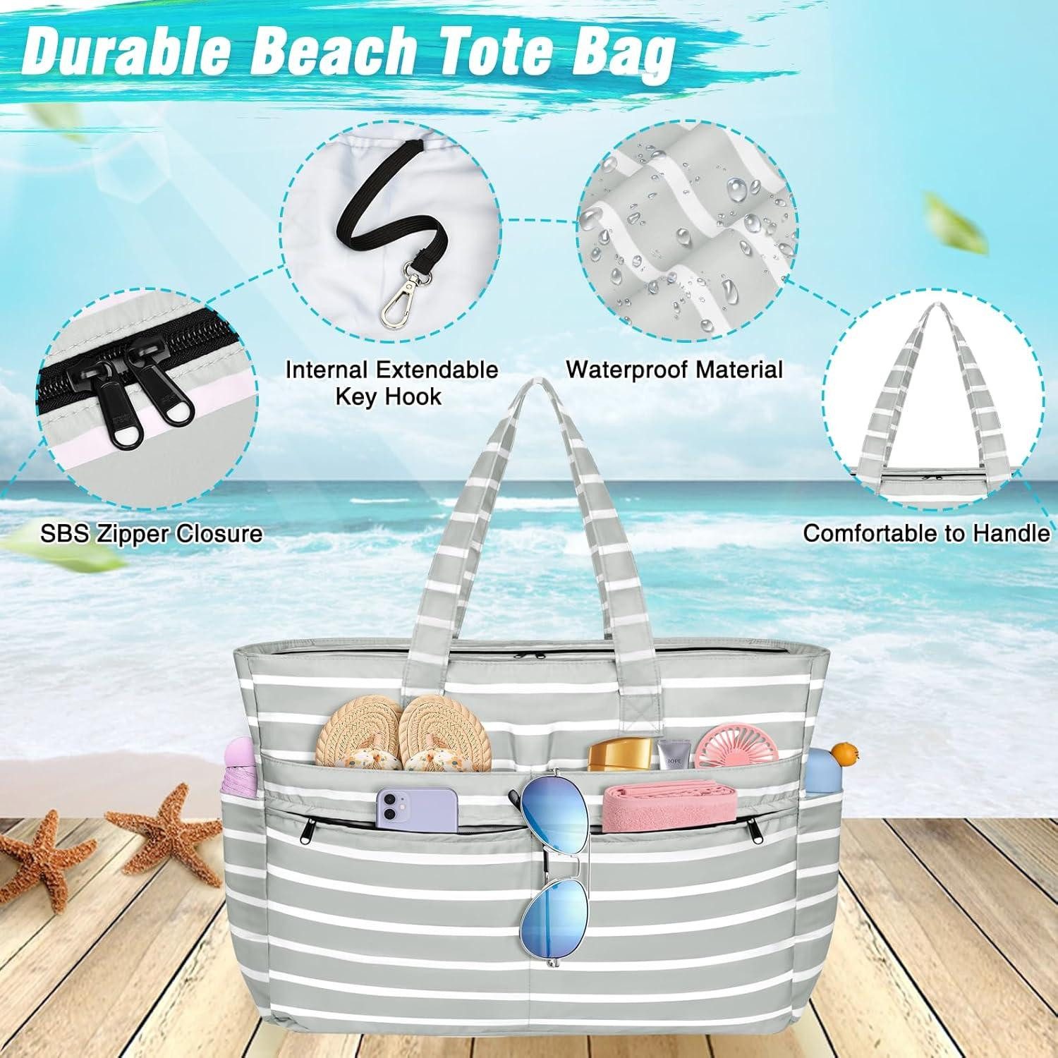 LuxusKollektion Strandtasche Große Wasserdichte Strandtasche XXL günstig online kaufen