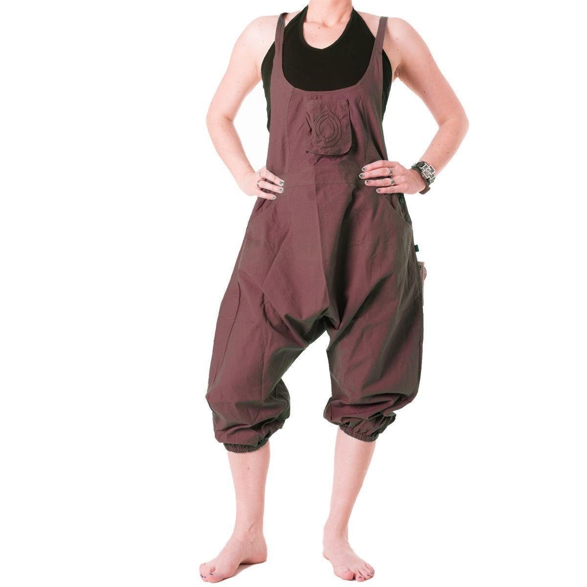 Vishes Latzhose Kurze Harems Latzhose aus günstig online kaufen