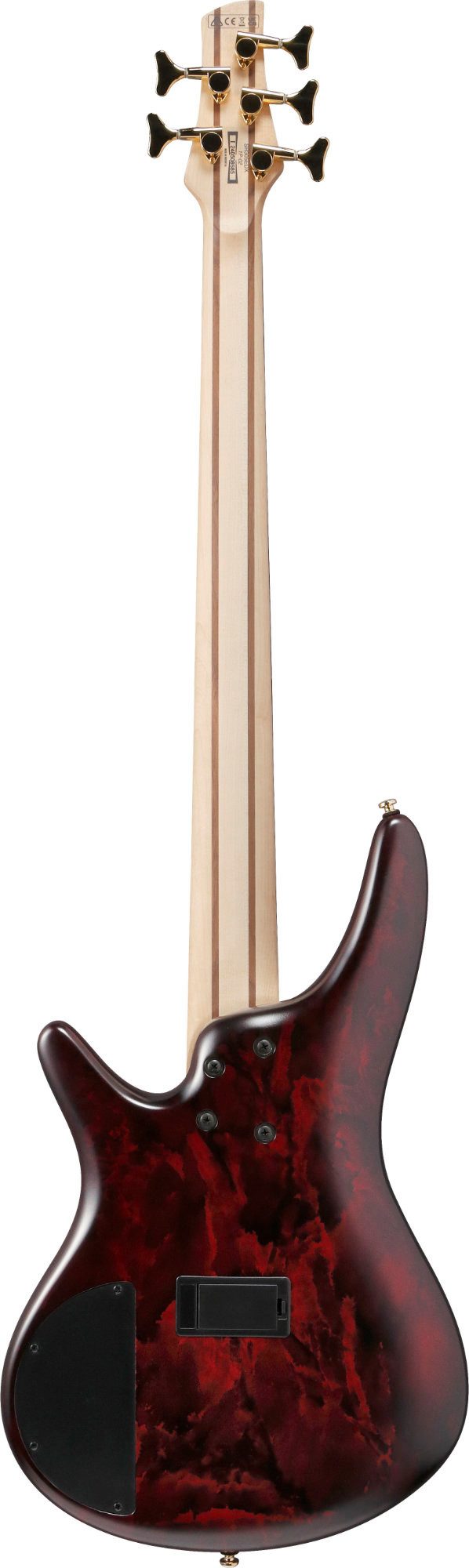 Ibanez E-Bass Ibanez SR305EDX-WZM Wine Red Frozen Matte, SR, E-Bass mit aktiver Elektronik, 5-St.