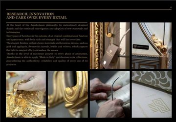JVmoebel Vitrine Anrichte Luxus Schaufenster Vitrine Glas Stil Italienische Möbel