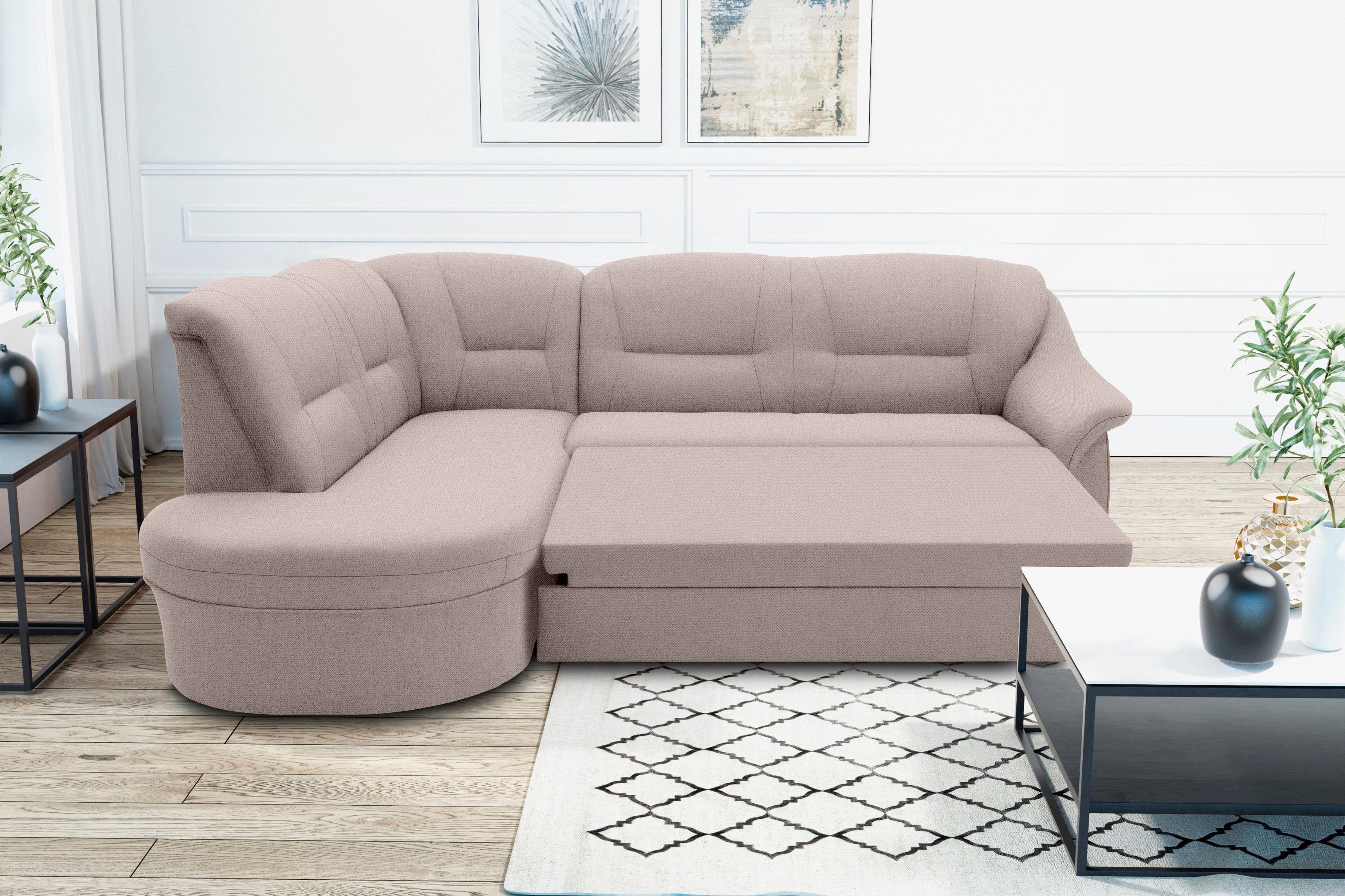 DOMO collection Ecksofa Faenza für kleine günstig online kaufen