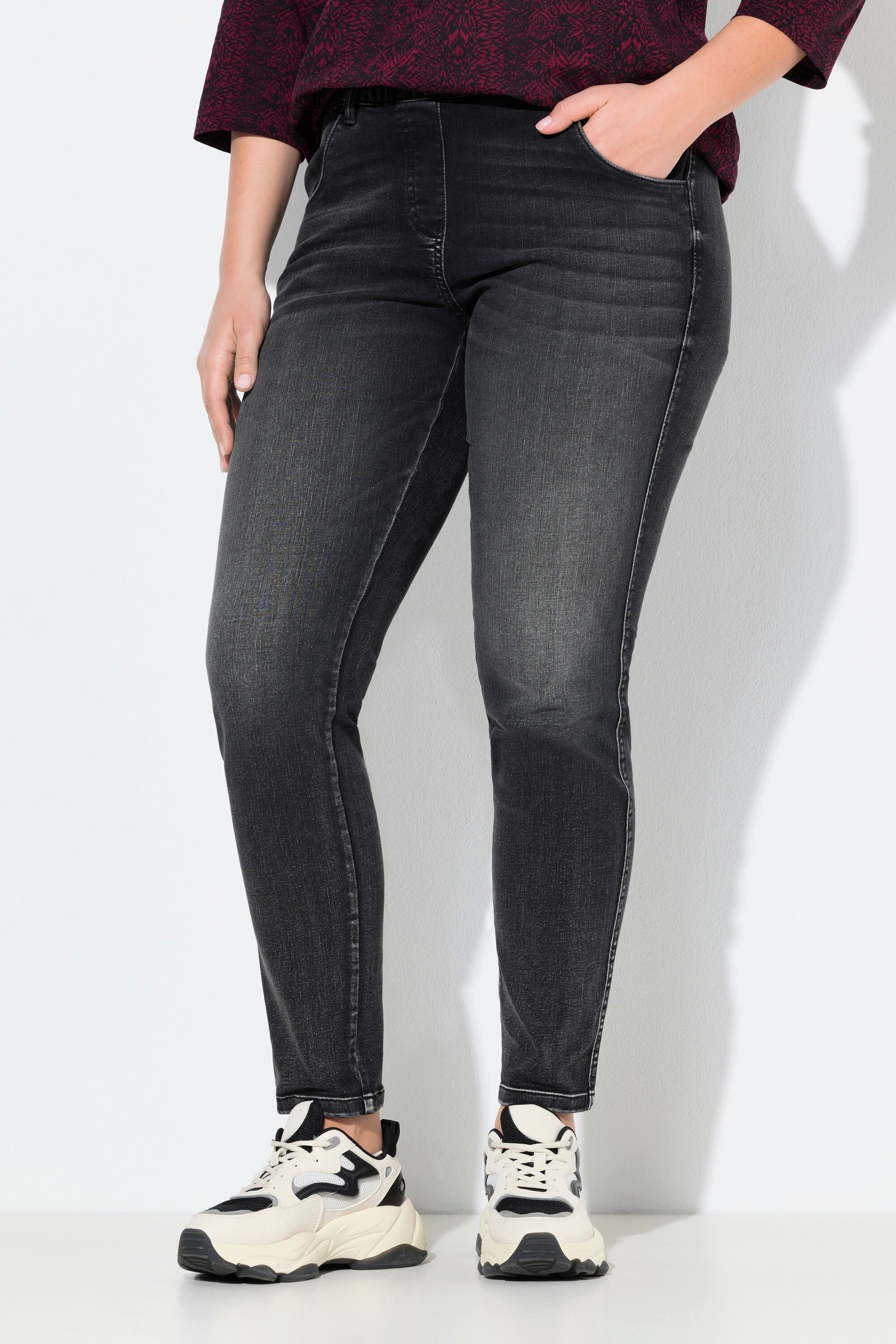 Ulla Popken Jeggings Jeggings Sienna schmales Bein Komfortbund günstig online kaufen