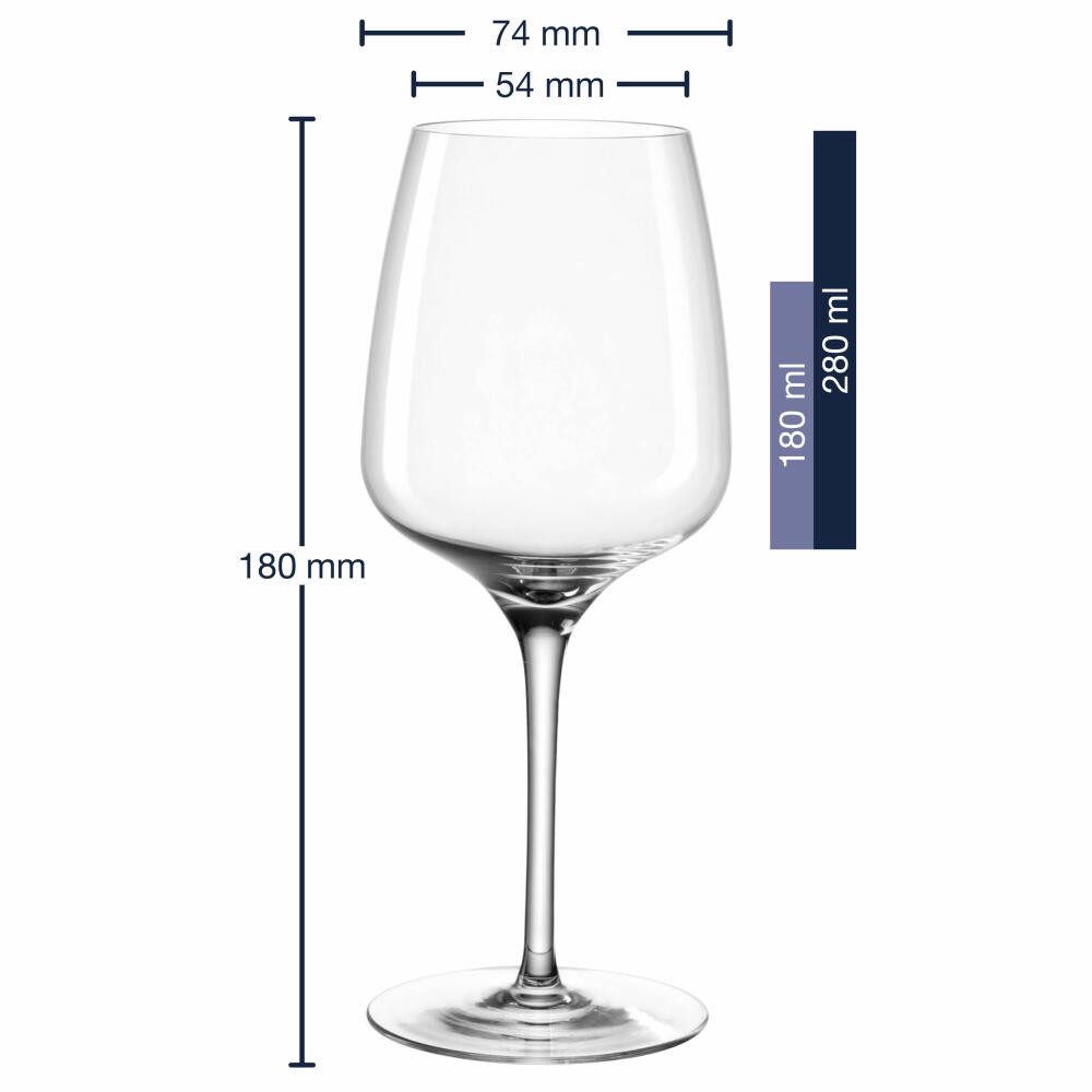 LEONARDO Weinglas Riesling Cesti 280 ml, Kristallglas