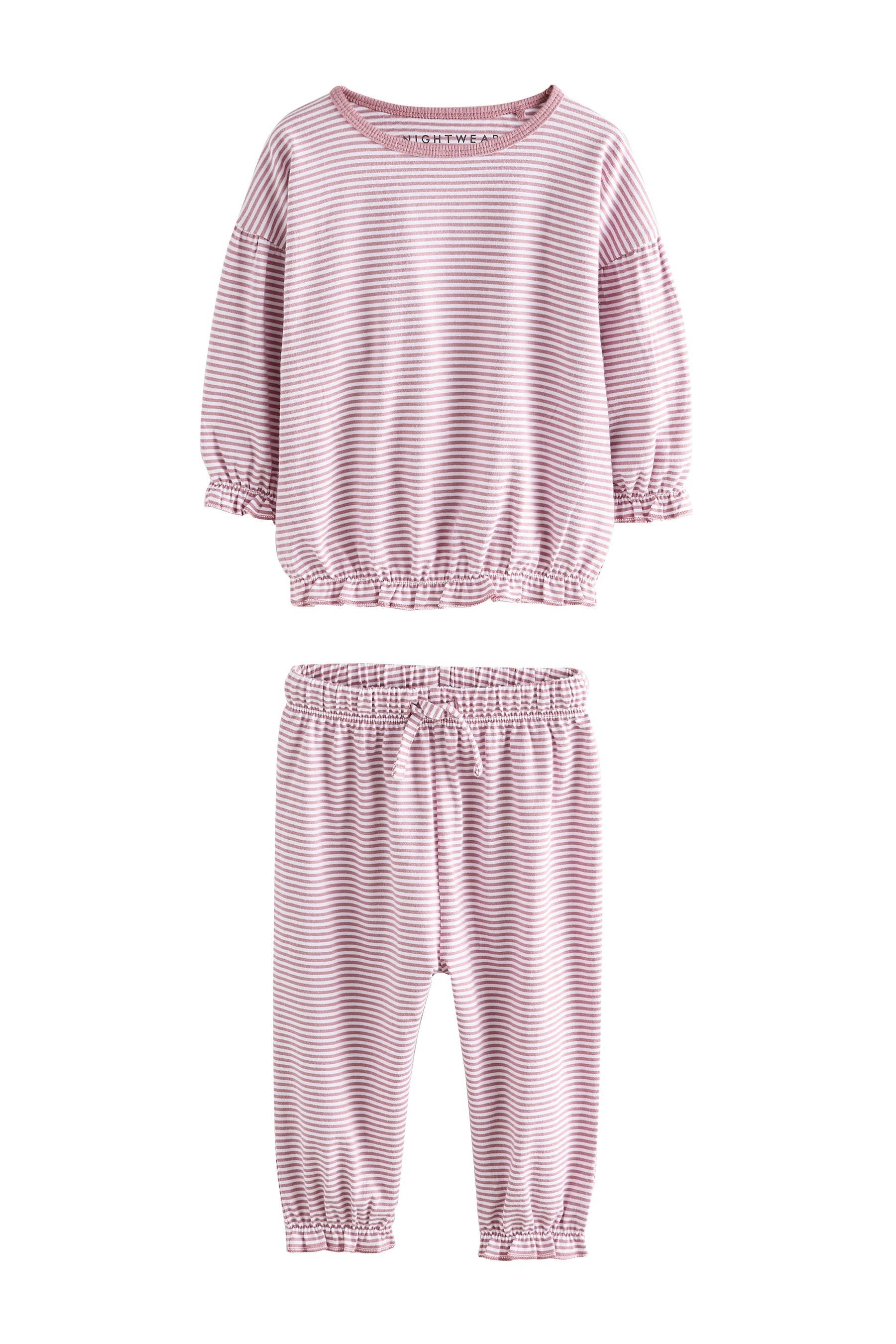 Next Pyjama Schlafanzug mit Jogginghose im 3er-Pack (6 tlg) – Bild 3 von 5