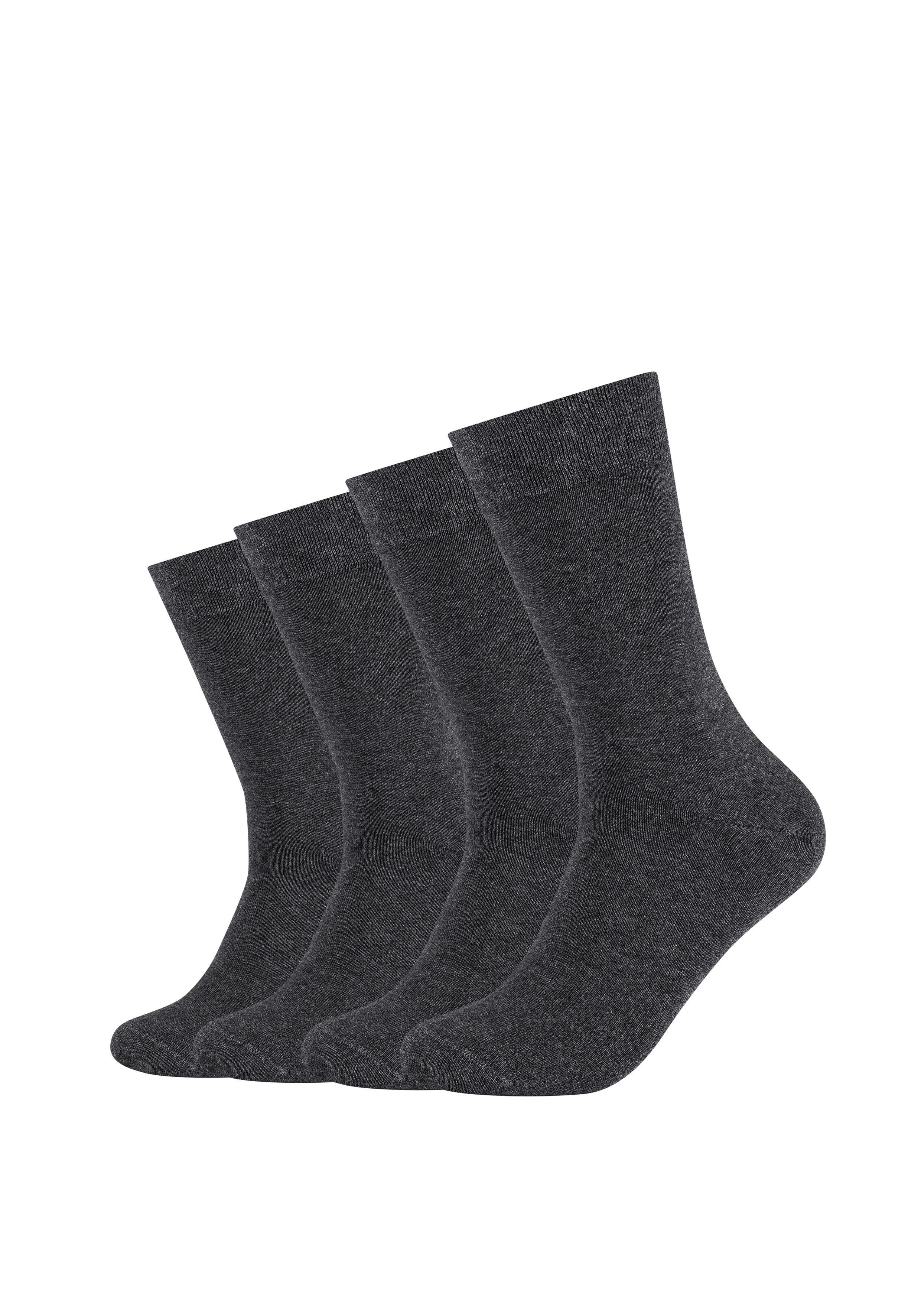 Camano Socken (Packung, 4er-Pack) mit atmungsaktiver Baumwolle