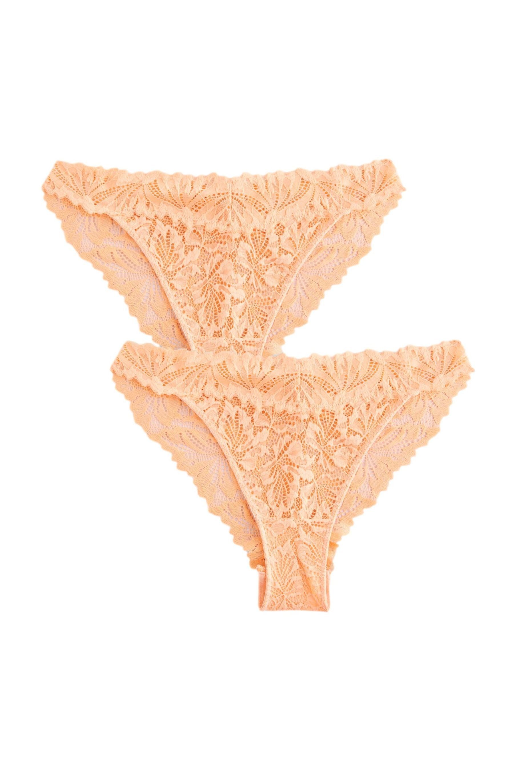 Tanga 2er-Pack Comfort Spitzenslips, Tanga