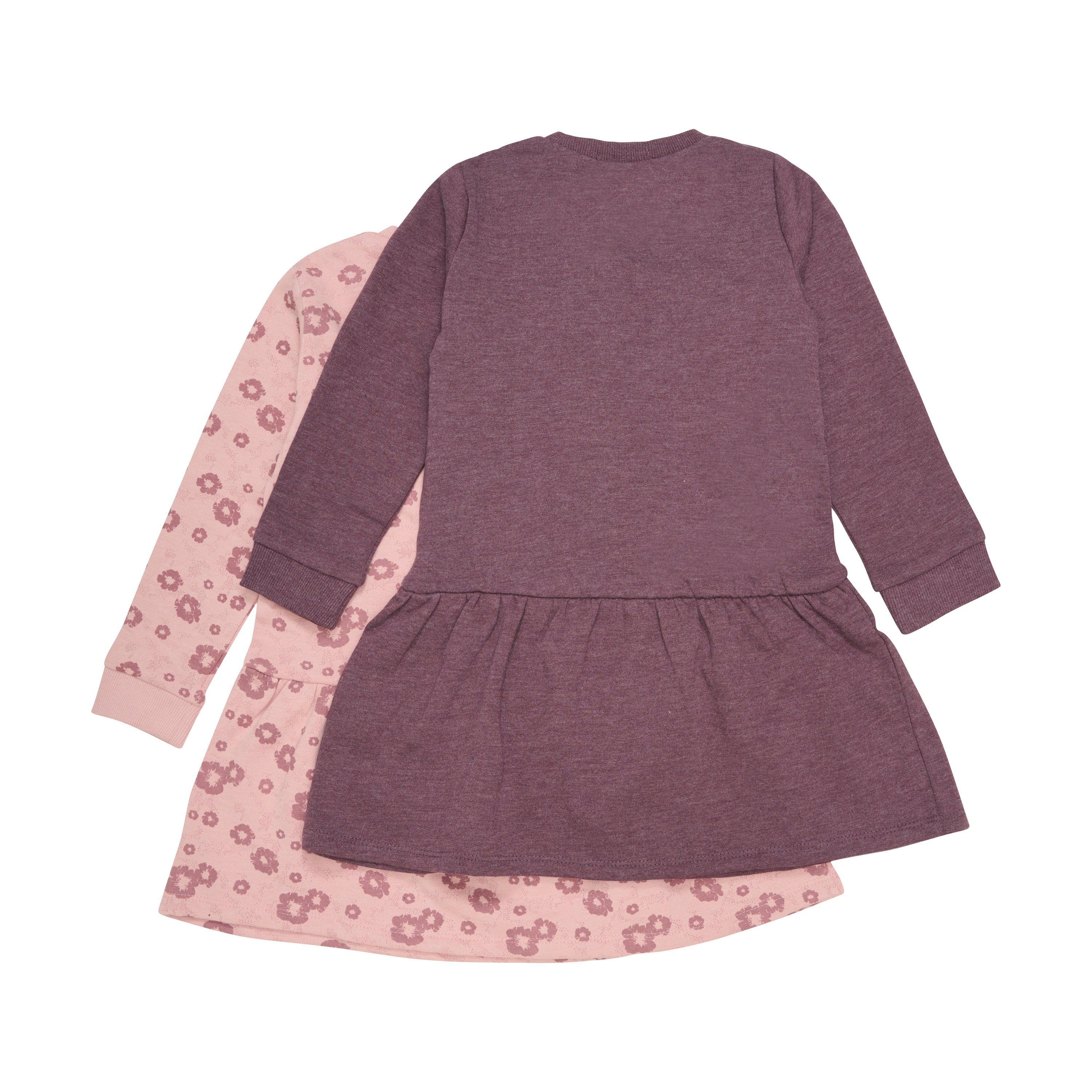 Minymo Jerseykleid MISweat Dress LS Misty (2-pack) (524) (2er 5750 Pack) - Rose