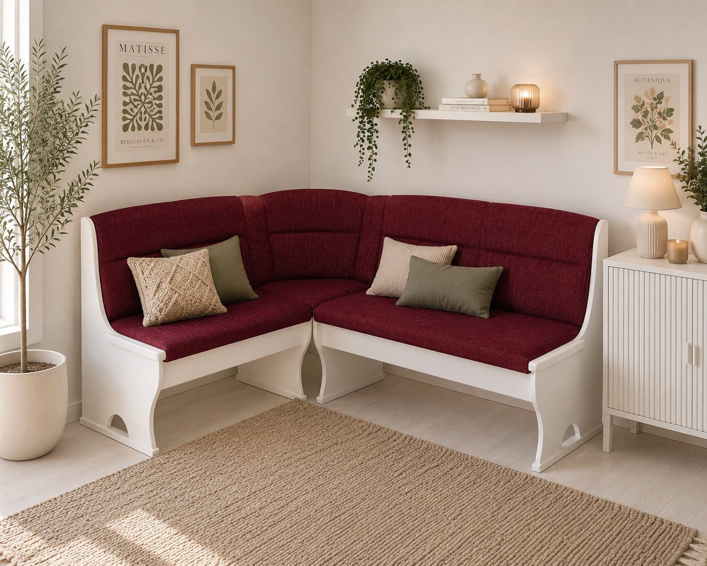 moebel-direkt-online Eckbank Eckbank mit Stauraum. Schenkelmaße 125x165 cm