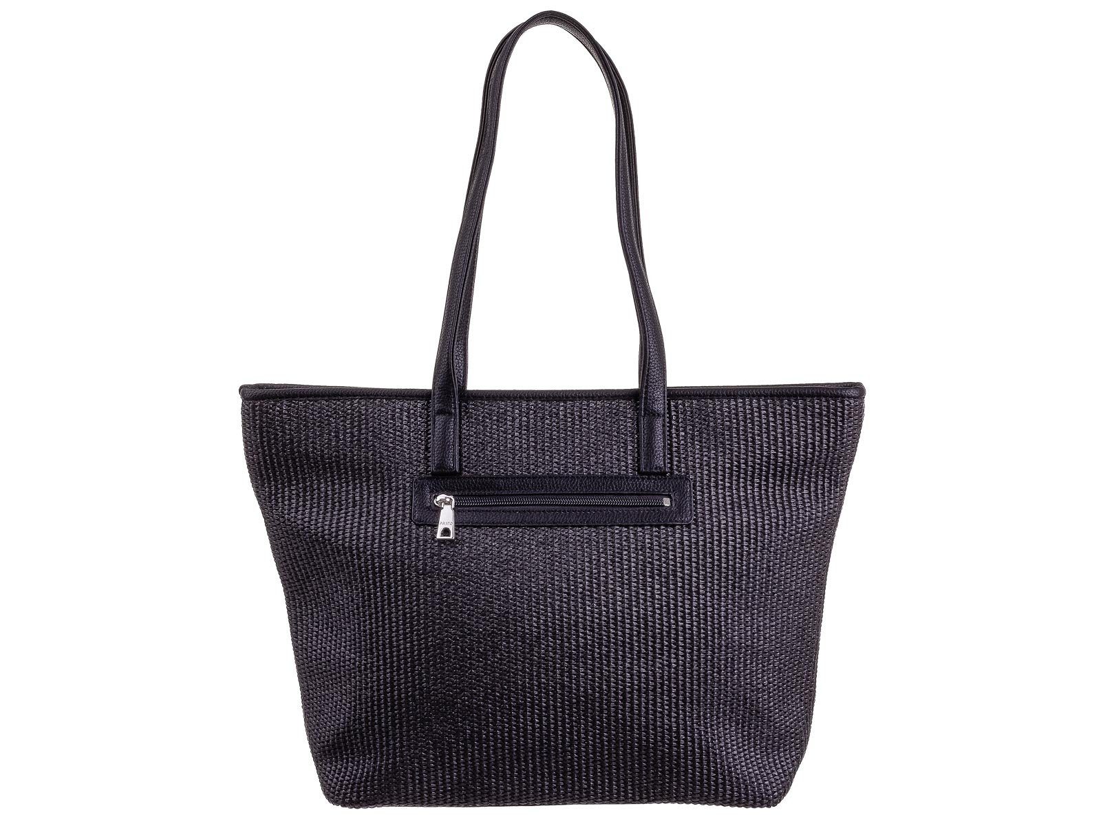 XL black Stroh-Look (1-tlg), Prato Joyce Shopper Handtasche LM Handtasche