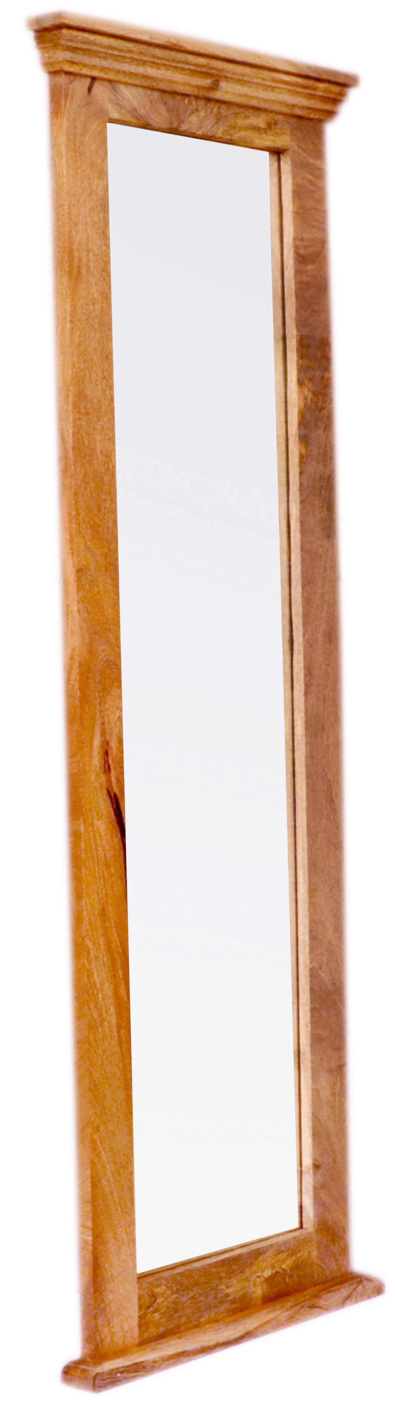 Indischesmoebelhausde Spiegel Spiegel Guru 60x170 aus Mango-Massivholz