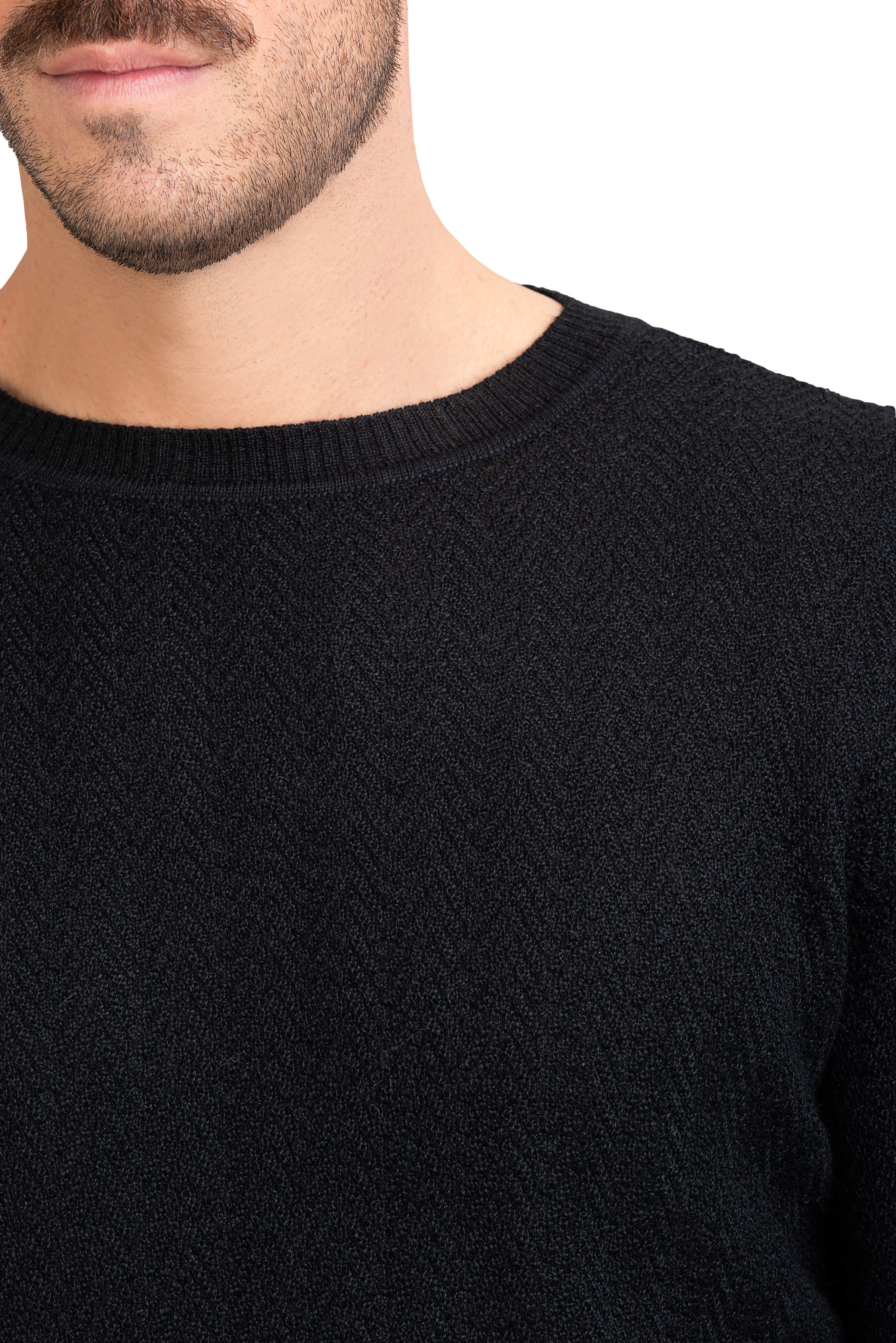 Posh Gear Rundhalspullover Posh Gear Herren Pullover Maglia aus Alpakawolle… 70% Lamawolle, 30% Seide