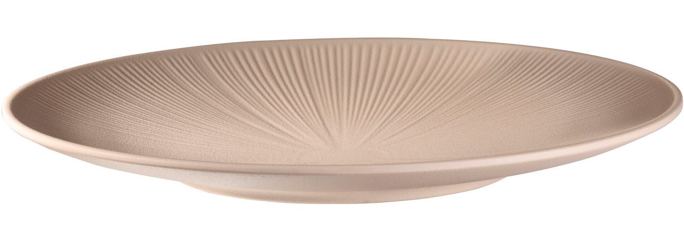 APS Teller Servierteller "NERO" Ø 33 cm, Höhe ca. 3,5 cm, (1 St), aus Melamin, kratzfest, bruchsicher und spülmaschinengeeignet