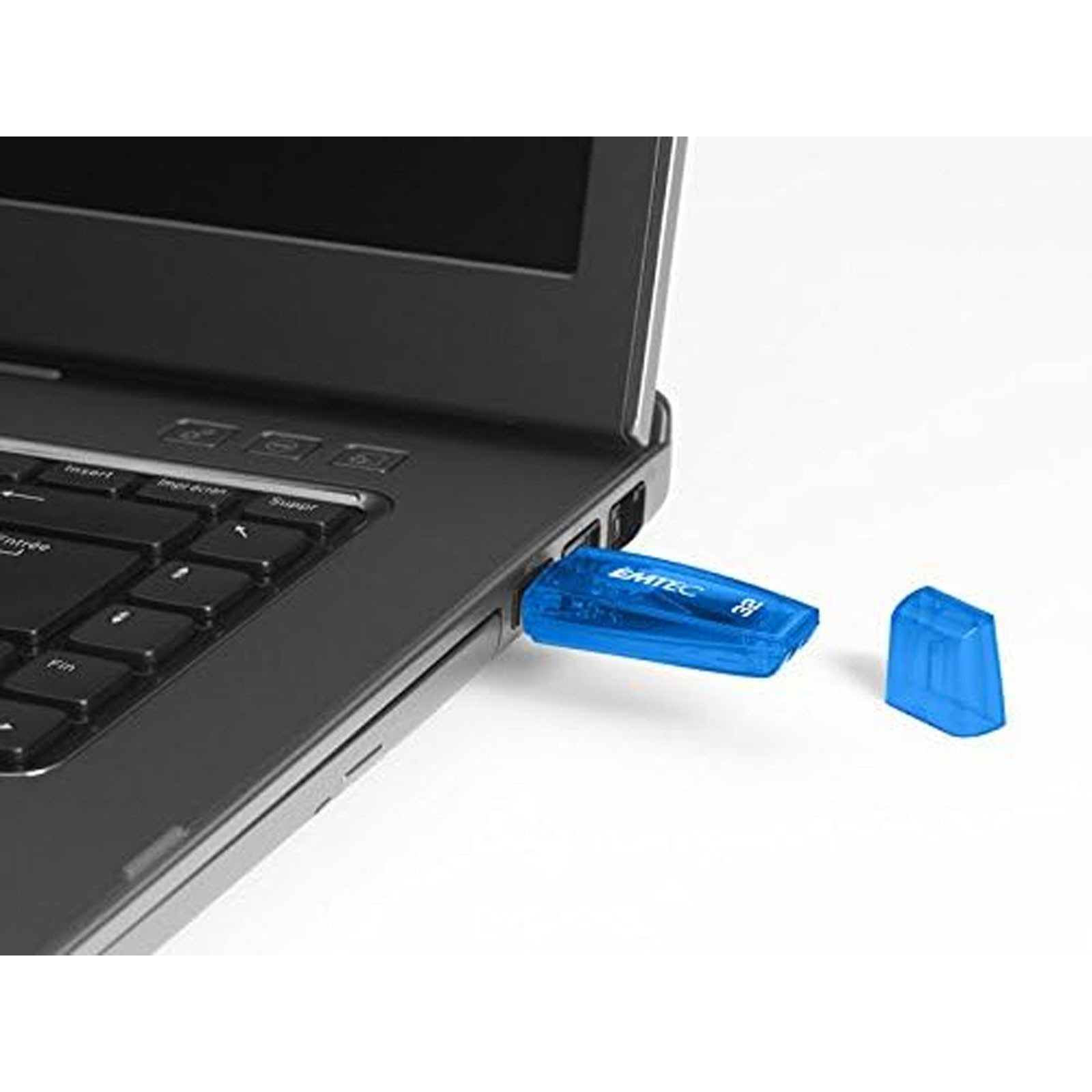 EMTEC C410 Color Mix 2.0 32 GB USB-Stick (Farbe schwarz, 32 GB, USB 2.0, recycelter Kunststoff)