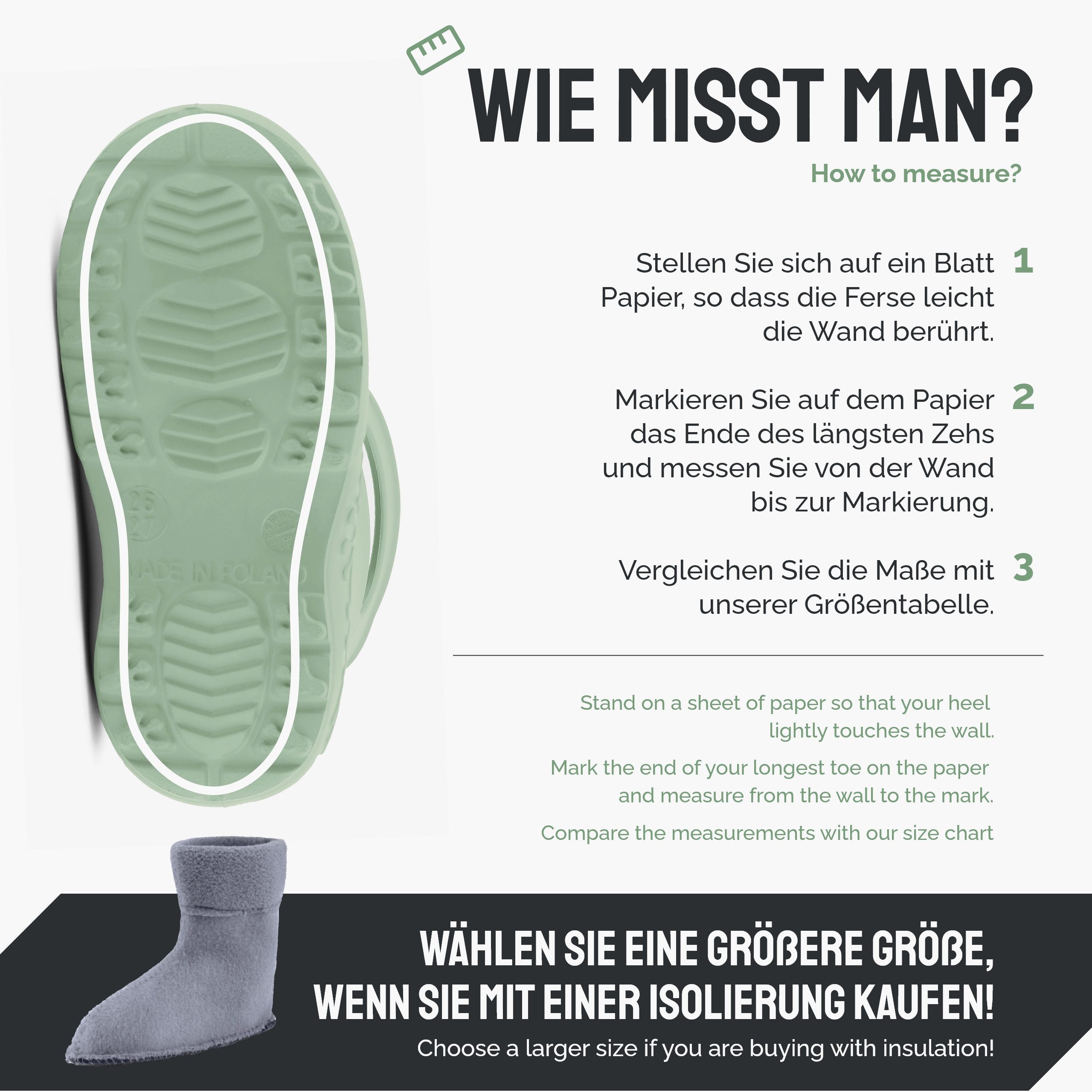 Ladeheid Kinder EVA federleichte Regenschuhe LA-CA-03 Gummistiefel