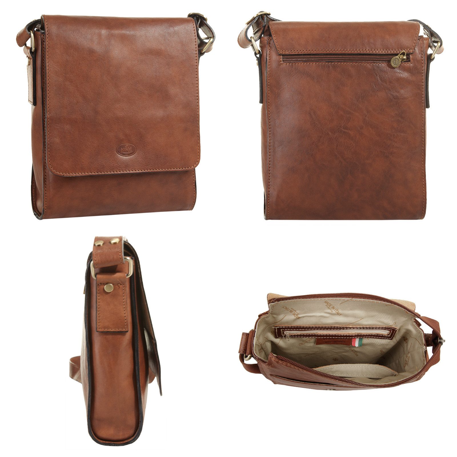 Piké Umhängetasche, echt Leder, Made in Italy günstig online kaufen