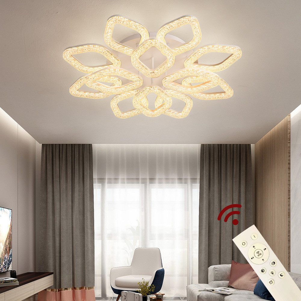 Eurohandisplay LED Deckenleuchte LED Deckenlampe XL DL Fernbedienung Lichtfarbe/Helligkeit einstellbar, LED fest integriert, Einstellbar von Warm- bis Kaltweiß, – Bild 3 von 5