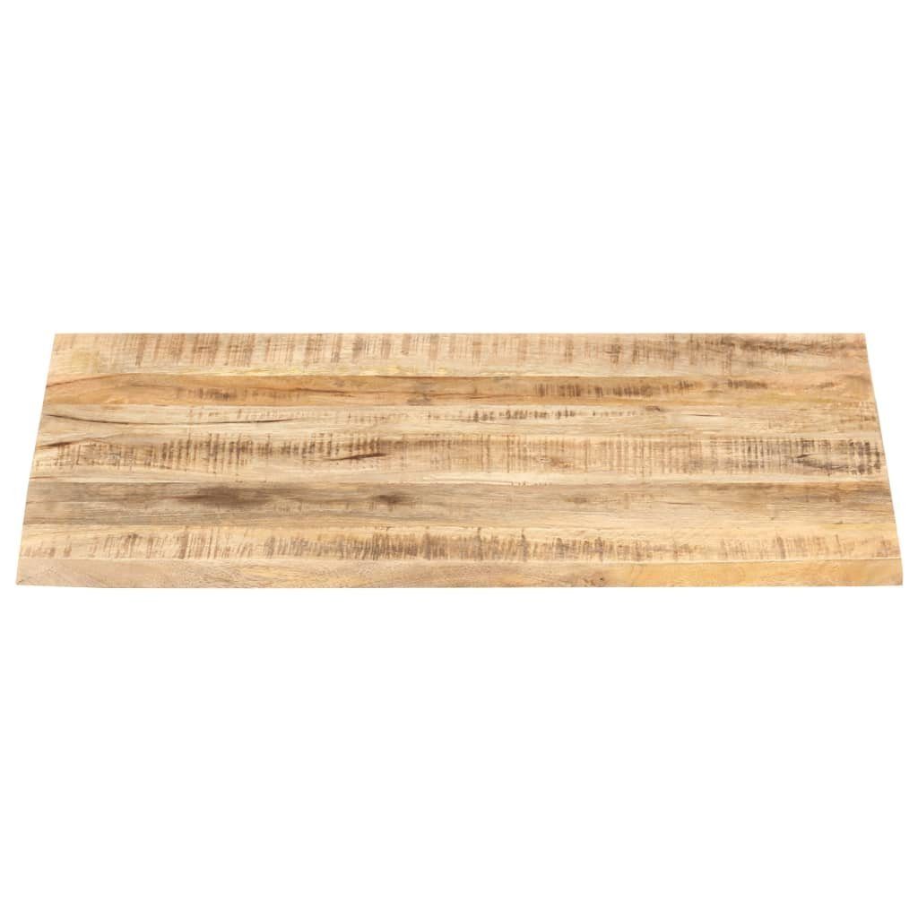 (1 furnicato St) Massivholz 80x70 25-27 cm mm Mango Tischplatte