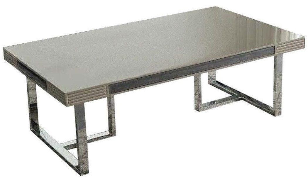 Xlmoebel Couchtisch Grauer Kaffeetisch aus Holz, modern und stilvoll gestaltet (1-St., Couchtisch), Hergestellt in Europa