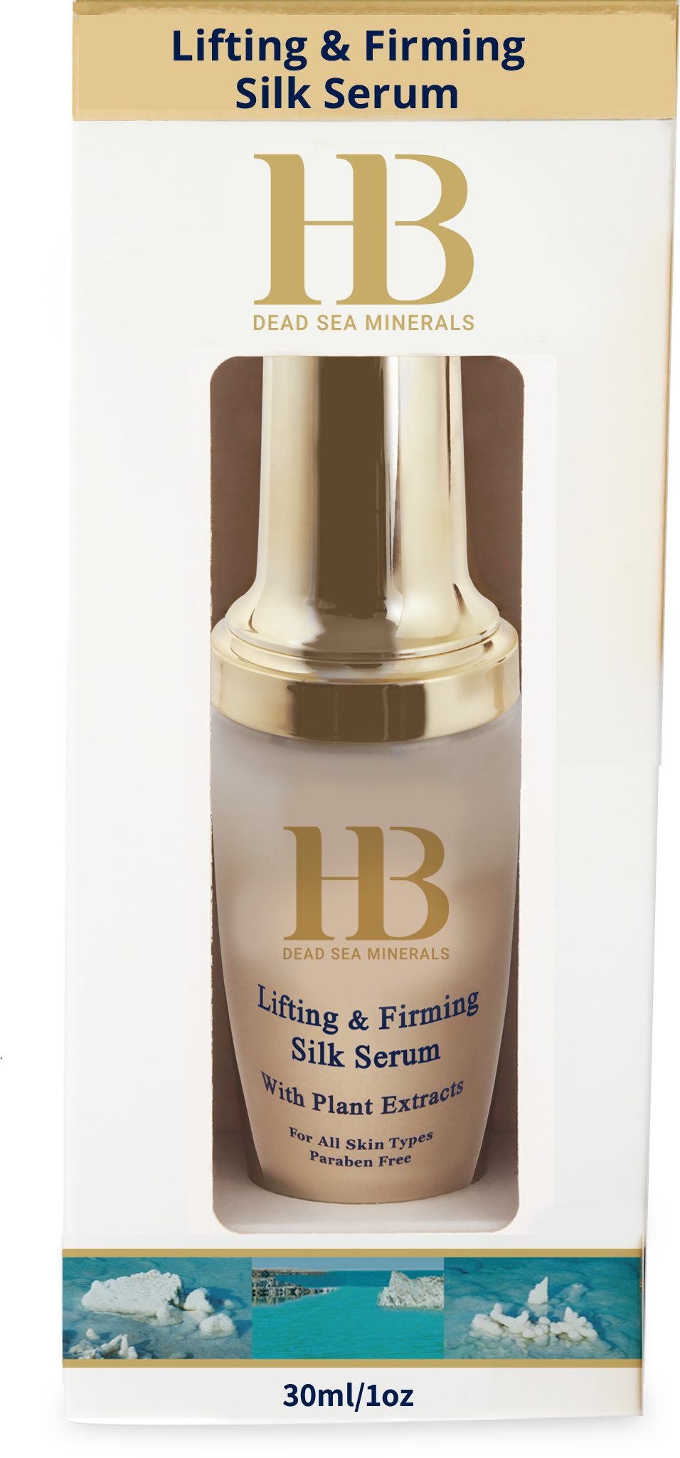 H.B. Dead Sea Minerals Gesichtsserum Health&Beauty Lifting Seidenserum mit Totes-Meer-Mineralien 30ml