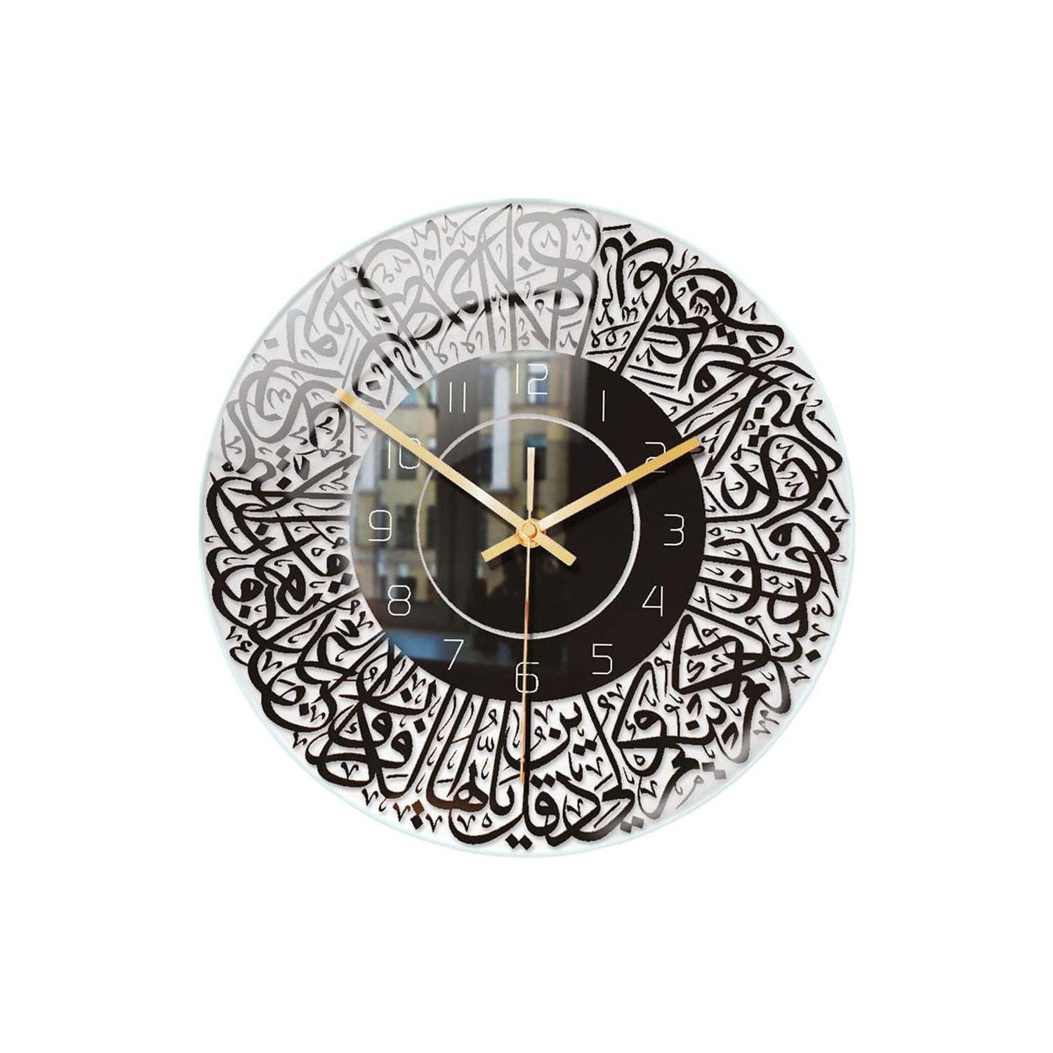 RWEUOQ Wanduhr Lautlose Transparente Acryl uhr günstig online kaufen