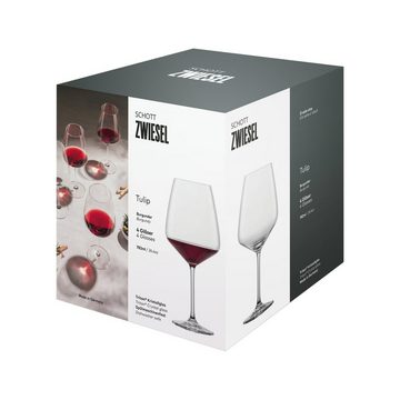 SCHOTT-ZWIESEL Rotweinglas Tulip Burgundergläser 782 ml 4er Set, Glas