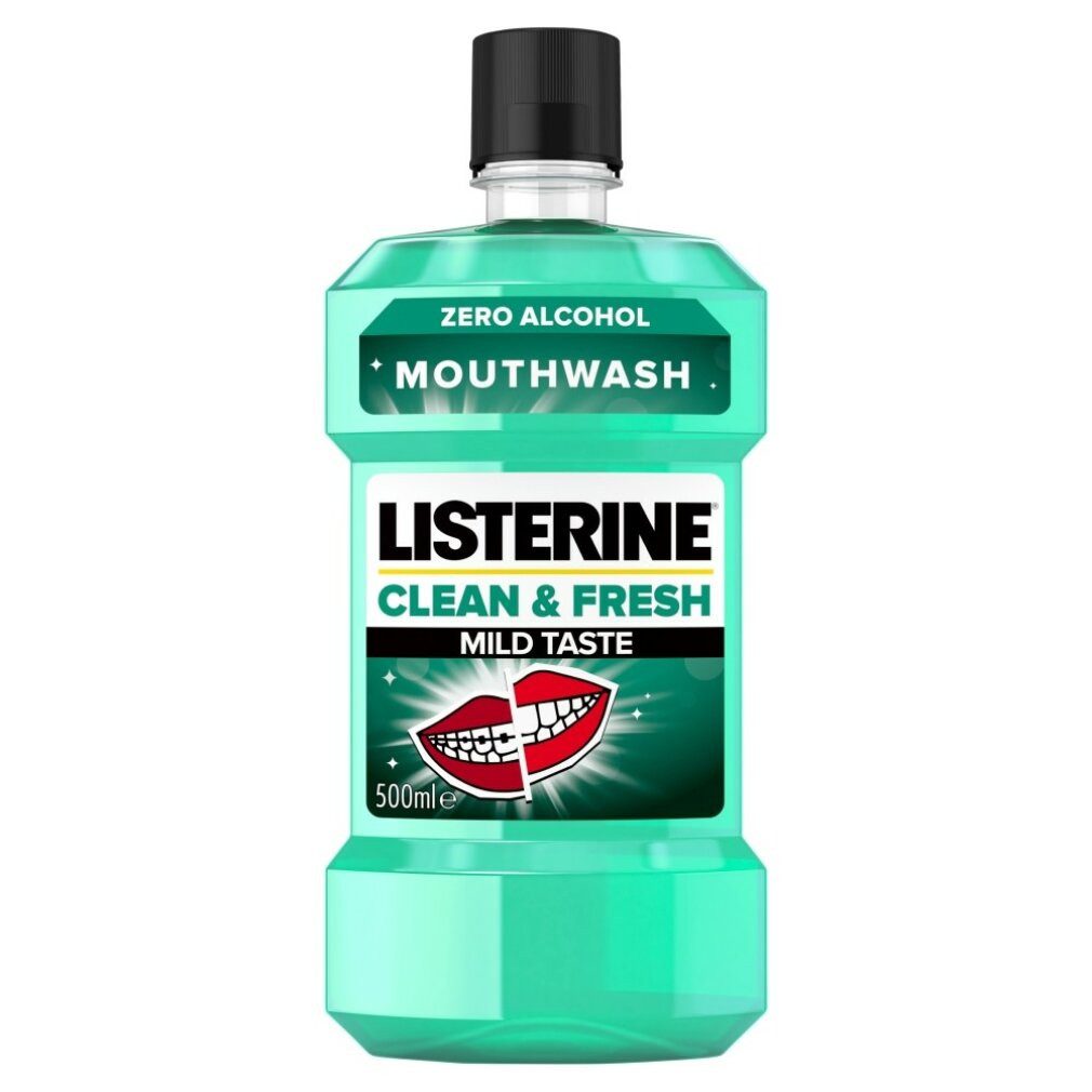 Listerine Mundspülung Mouthwash Clean & Fresh Mild Taste, (Packung)